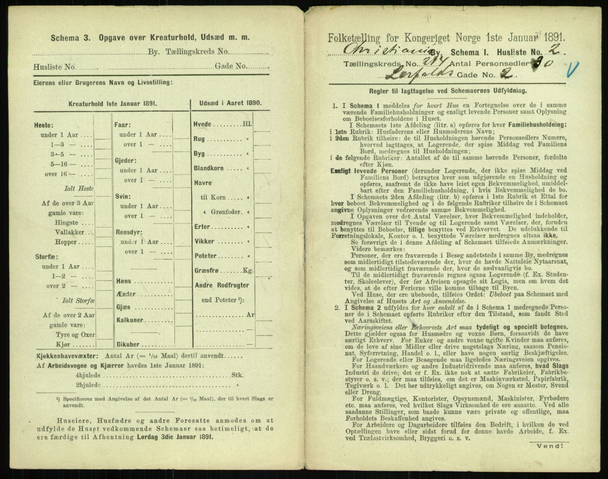 RA, 1891 census for 0301 Kristiania, 1891, p. 127240