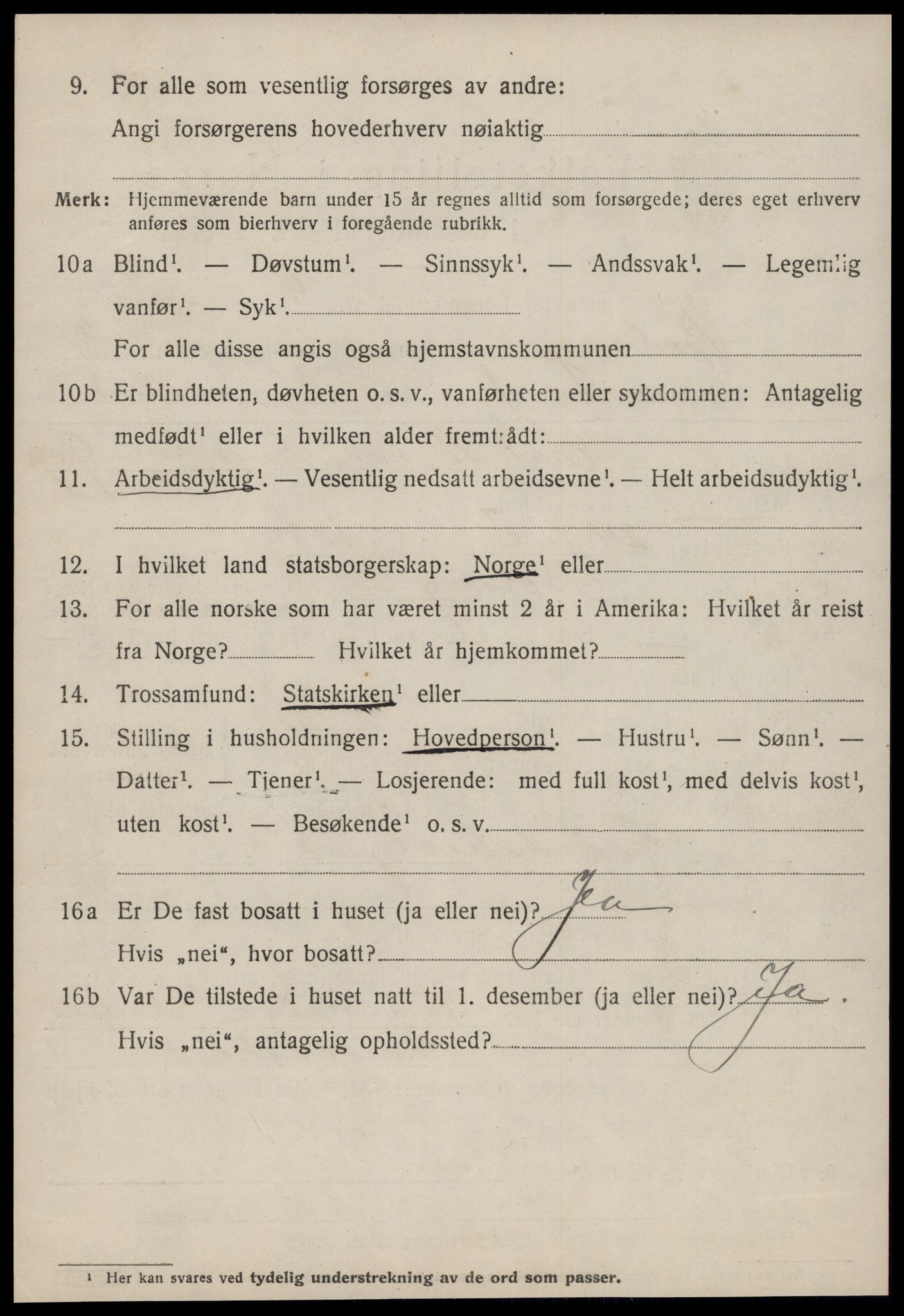 SAT, 1920 census for Bolsøy, 1920, p. 5342