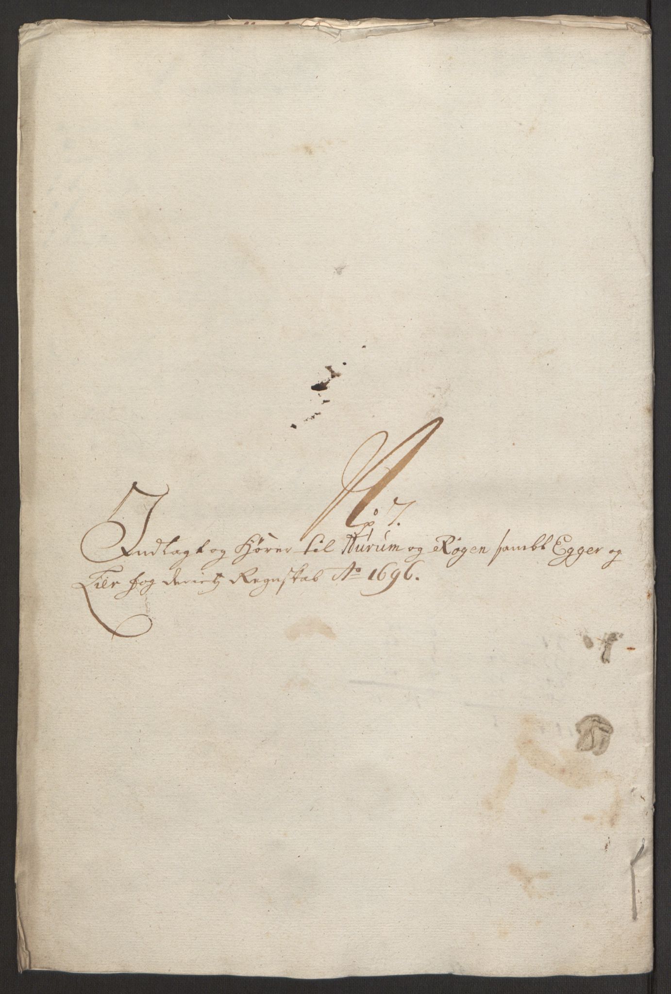 Rentekammeret inntil 1814, Reviderte regnskaper, Fogderegnskap, RA/EA-4092/R30/L1694: Fogderegnskap Hurum, Røyken, Eiker og Lier, 1694-1696, p. 430