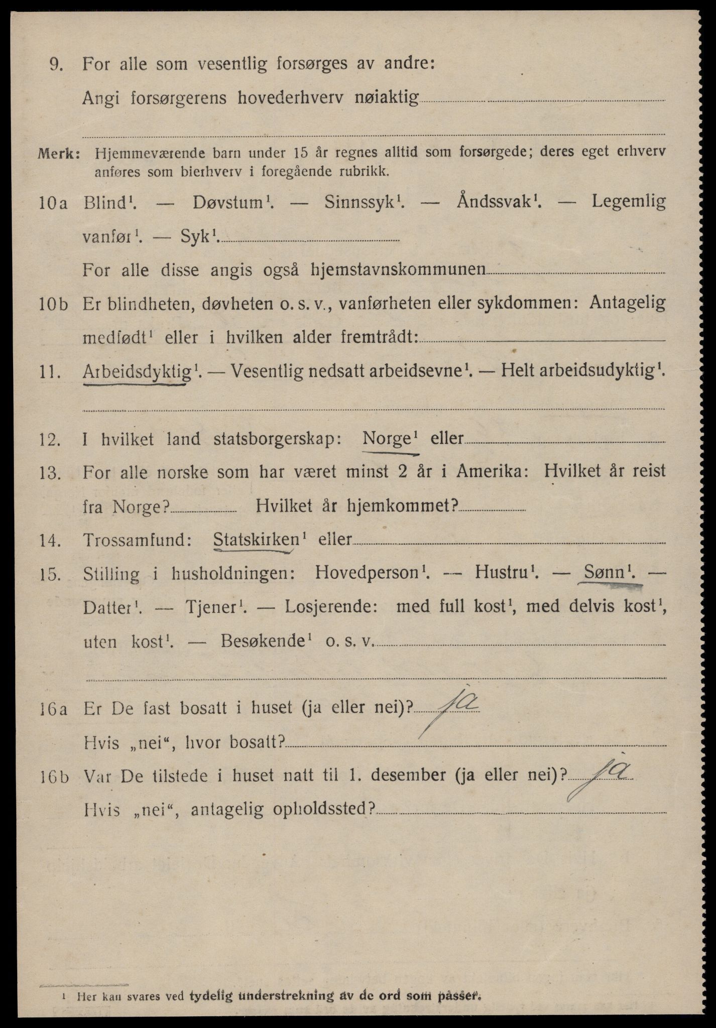 SAT, 1920 census for Aure, 1920, p. 1159