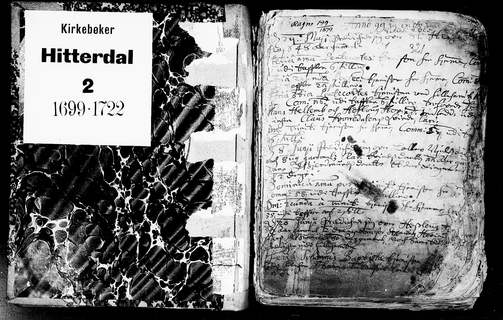 Heddal kirkebøker, SAKO/A-268/F/Fa/L0002: Parish register (official) no. I 2, 1699-1722