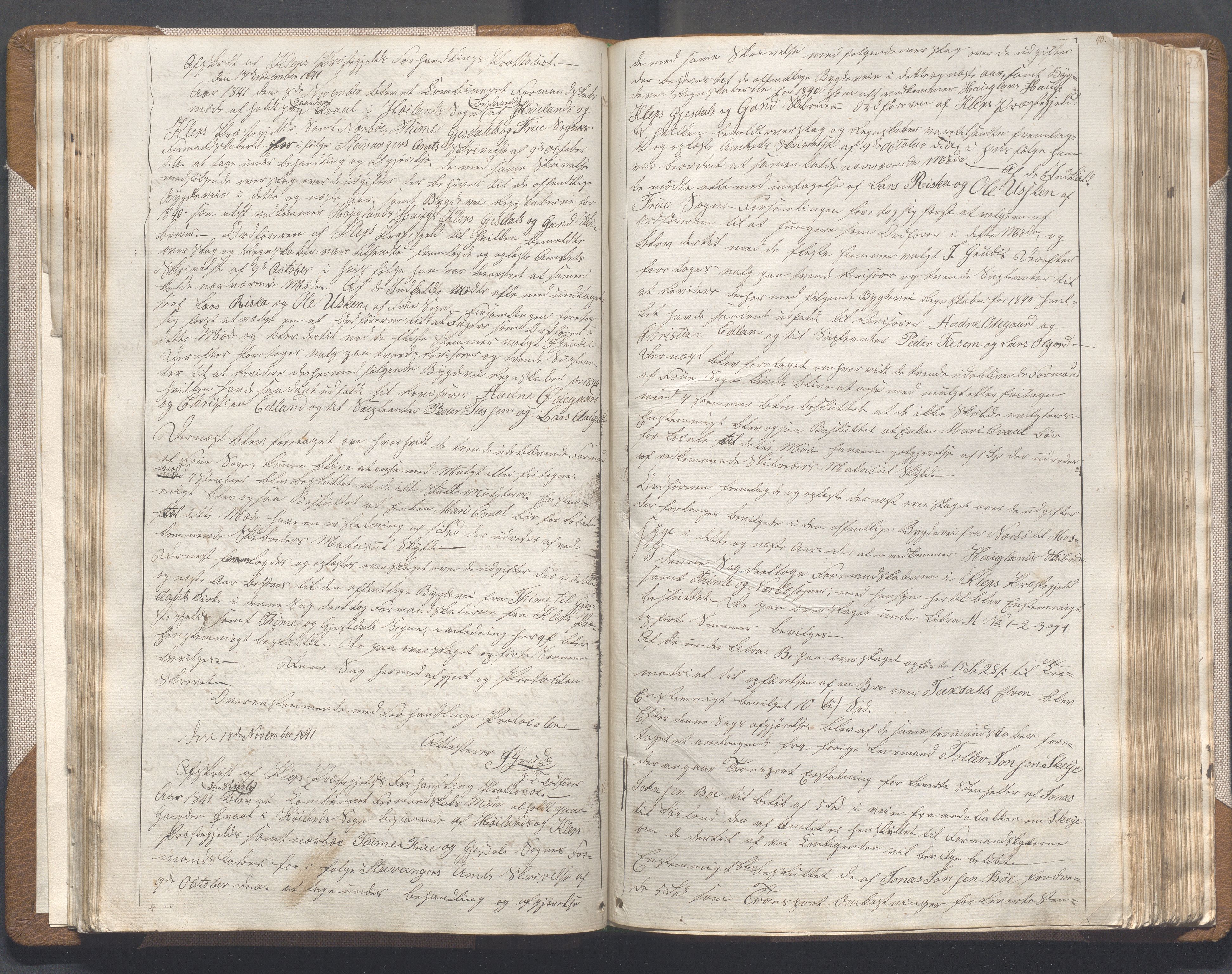 Klepp kommune - Formannskapet, IKAR/K-100277/B/L0001: Kopibok, 1837-1861, p. 70