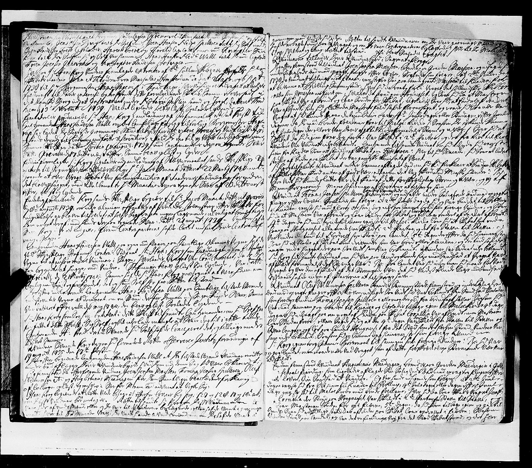 Helgeland sorenskriveri, SAT/A-0004/1/1A/L0011: Tingbok 12A, 1740-1743, p. 1b-2a