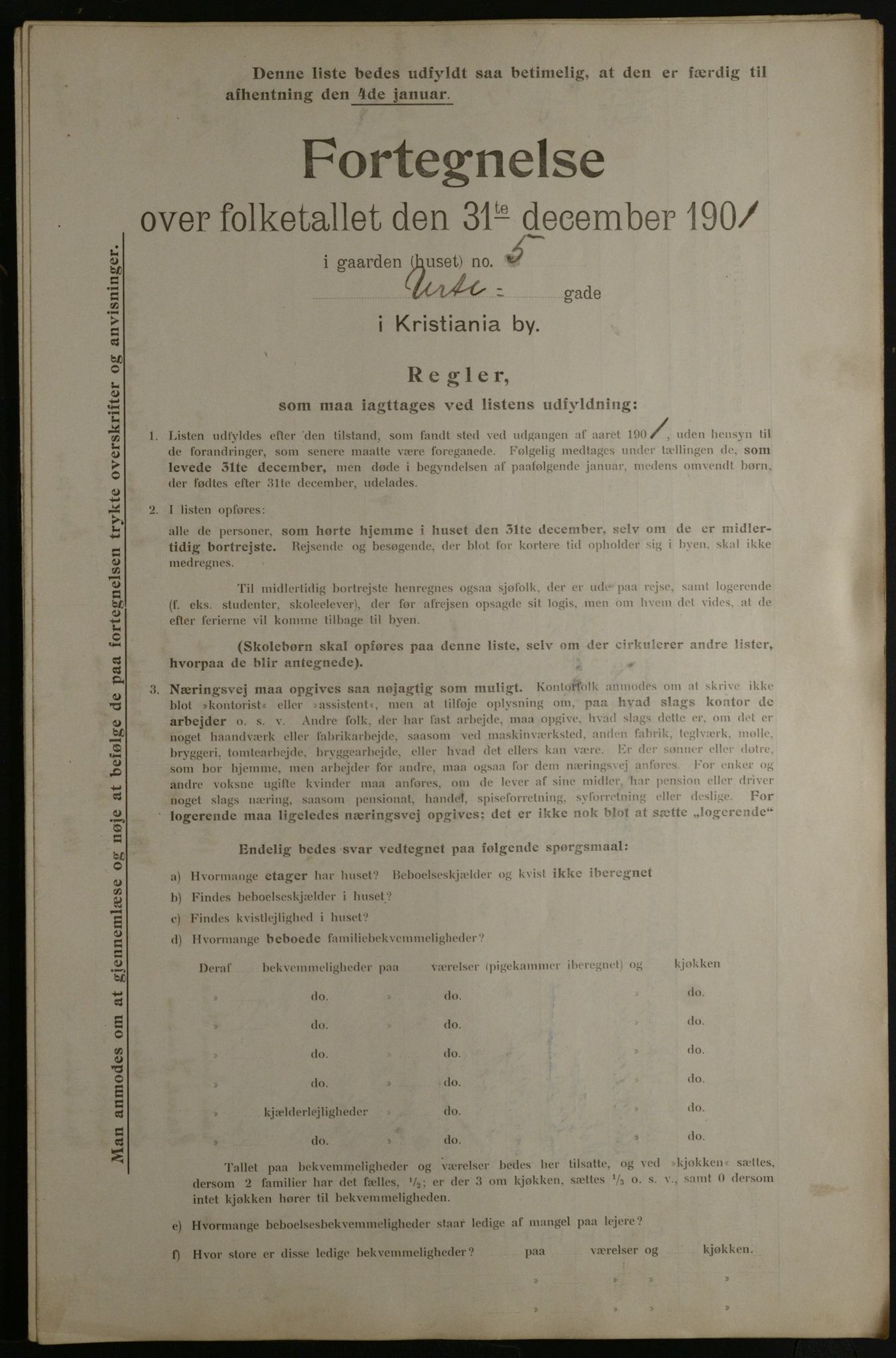 OBA, Municipal Census 1901 for Kristiania, 1901, p. 18602