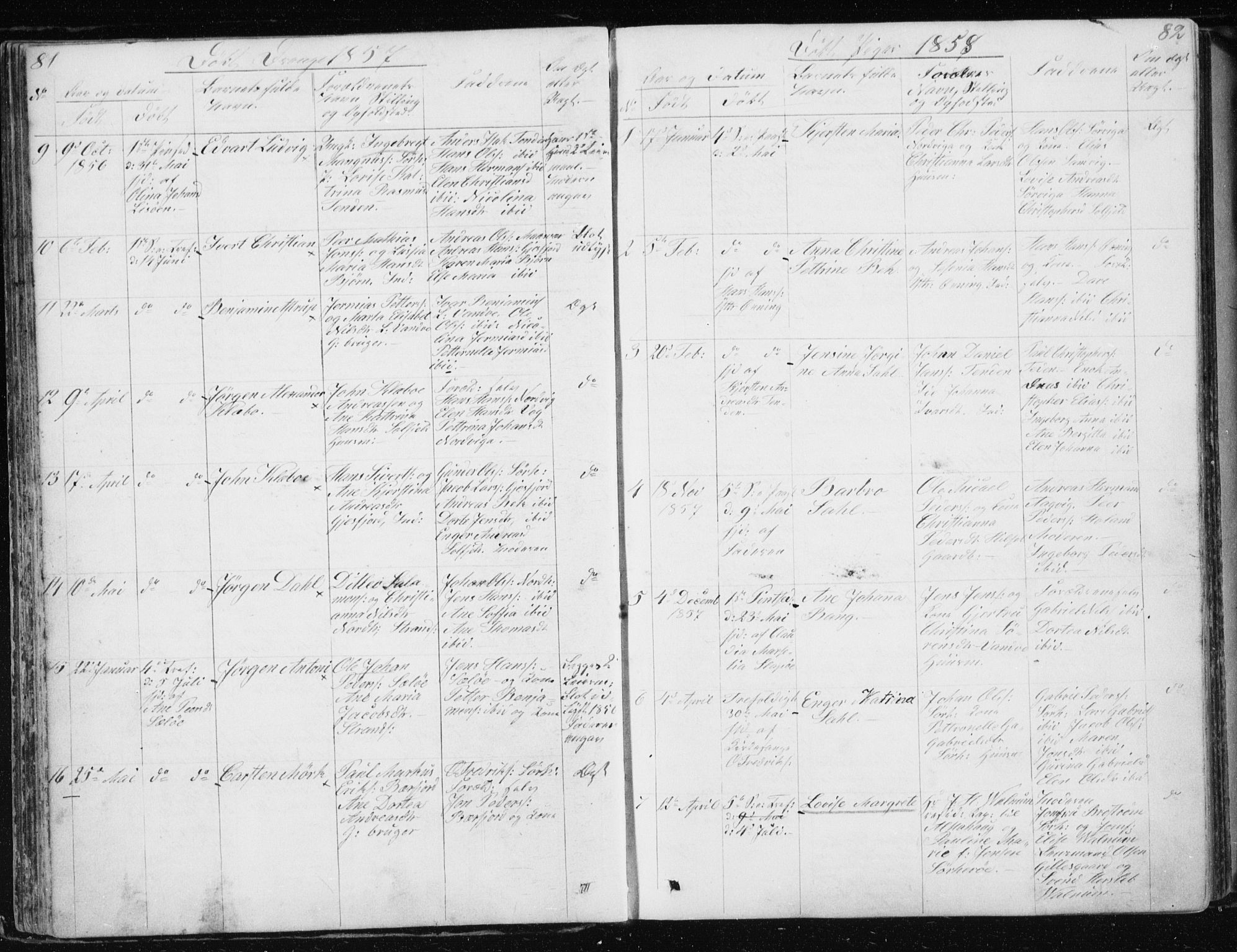 Ministerialprotokoller, klokkerbøker og fødselsregistre - Nordland, SAT/A-1459/834/L0511: Parish register (copy) no. 834C02, 1848-1862, p. 81-82
