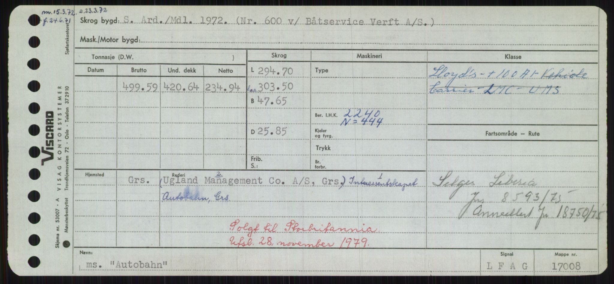 Sjøfartsdirektoratet med forløpere, Skipsmålingen, AV/RA-S-1627/H/Hd/L0002: Fartøy, Apa-Axe, p. 507