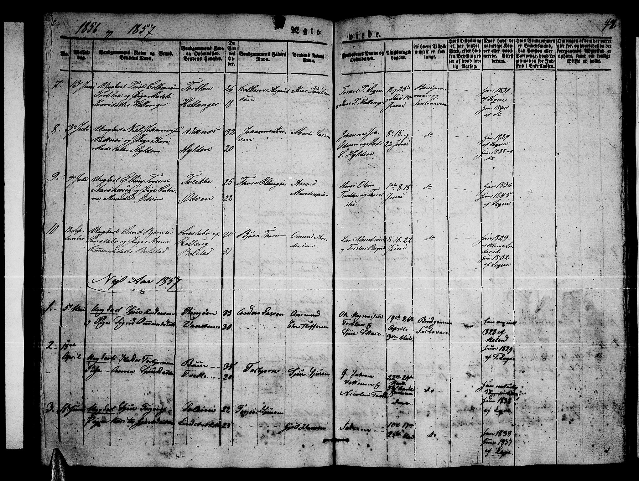 Ulvik sokneprestembete, SAB/A-78801/H/Hab: Parish register (copy) no. A 1, 1855-1868, p. 77