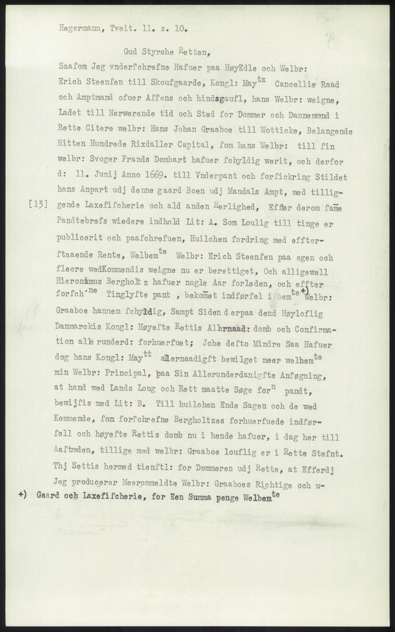 Samlinger til kildeutgivelse, Diplomavskriftsamlingen, RA/EA-4053/H/Ha, p. 1466