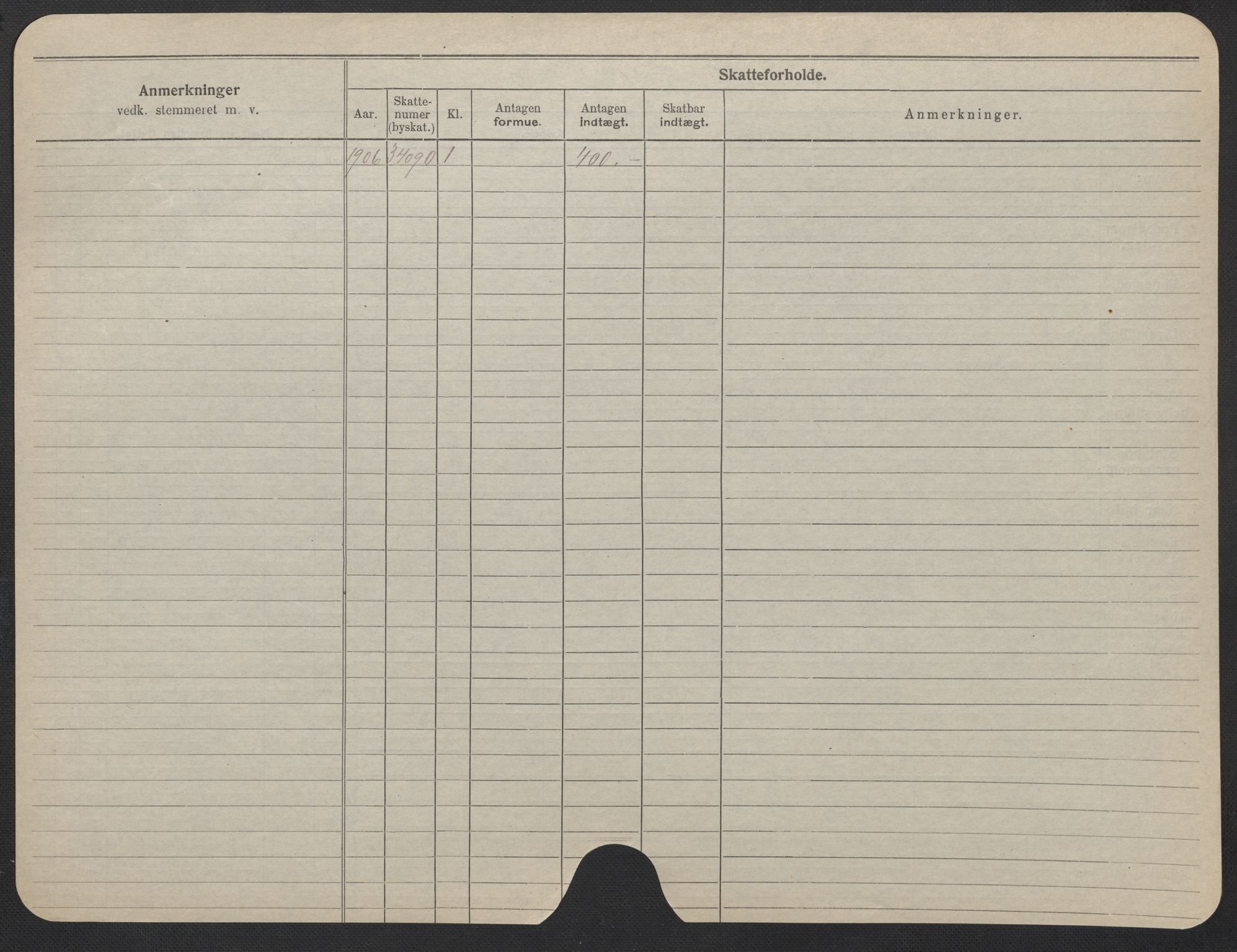 Oslo folkeregister, Registerkort, AV/SAO-A-11715/F/Fa/Fac/L0024: Kvinner, 1906-1914, p. 861b