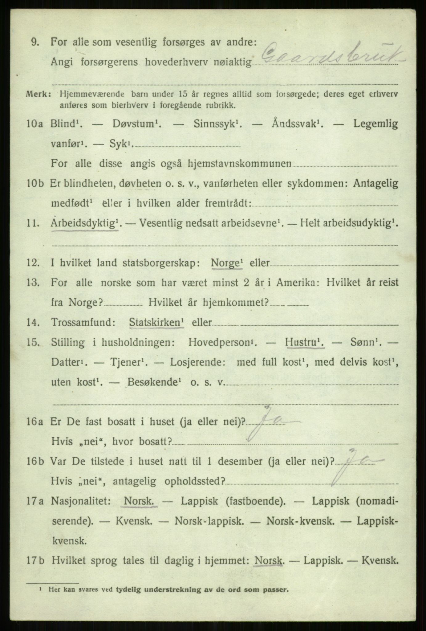 SATØ, 1920 census for Målselv, 1920, p. 8620