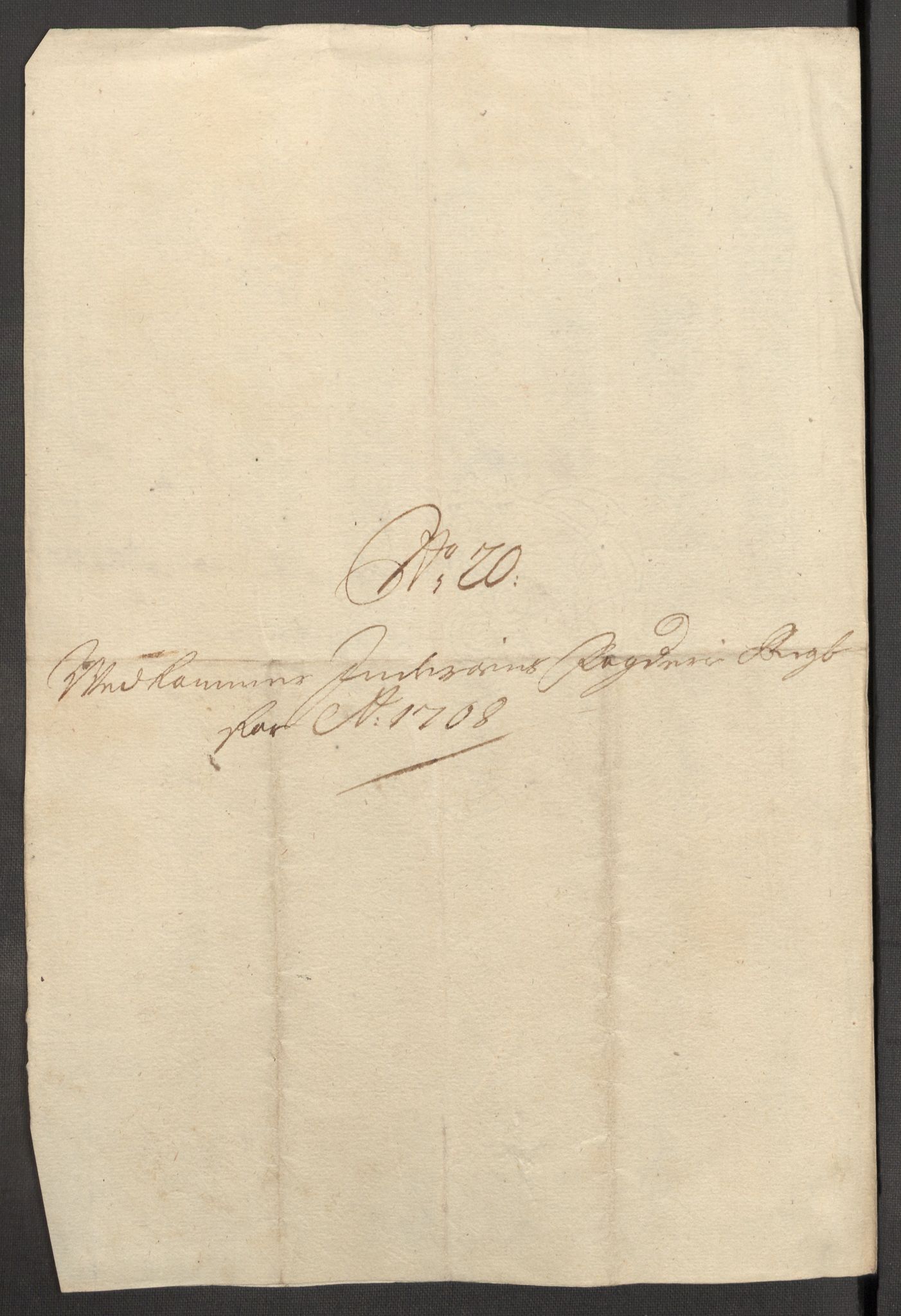 Rentekammeret inntil 1814, Reviderte regnskaper, Fogderegnskap, RA/EA-4092/R63/L4316: Fogderegnskap Inderøy, 1708, p. 211