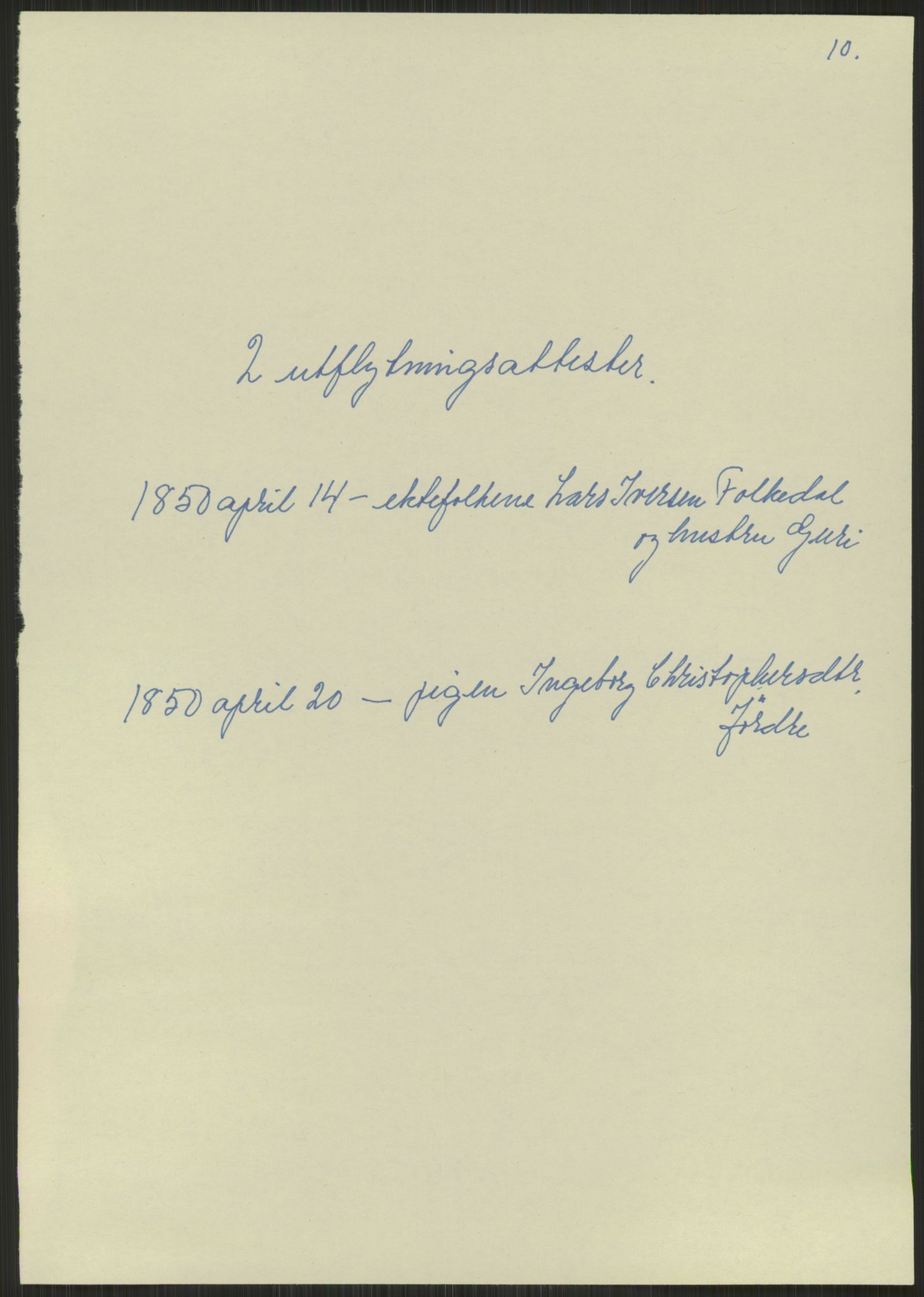 Samlinger til kildeutgivelse, Amerikabrevene, AV/RA-EA-4057/F/L0032: Innlån fra Hordaland: Nesheim - Øverland, 1838-1914, p. 133