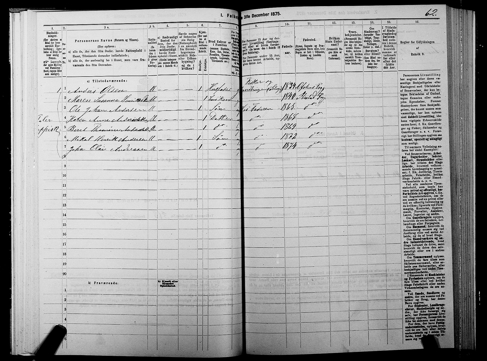 SATØ, 1875 census for 1917P Ibestad, 1875, p. 5062