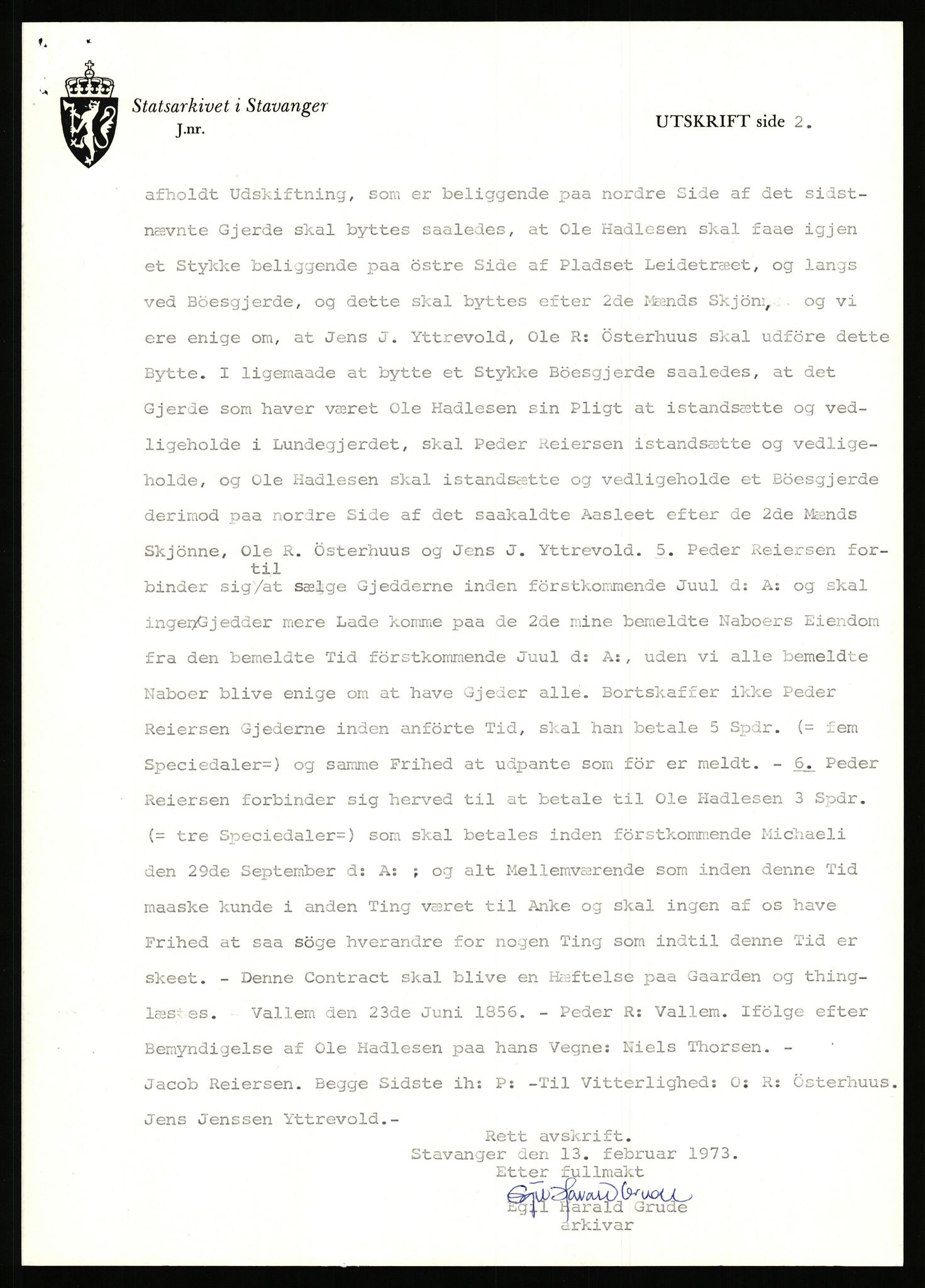 Statsarkivet i Stavanger, AV/SAST-A-101971/03/Y/Yj/L0091: Avskrifter sortert etter gårdsnavn: Ur - Vareberg, 1750-1930, p. 441