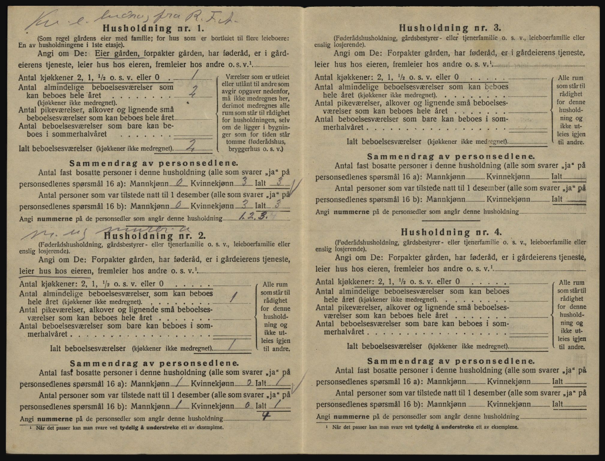 SAO, 1920 census for Glemmen, 1920, p. 2352