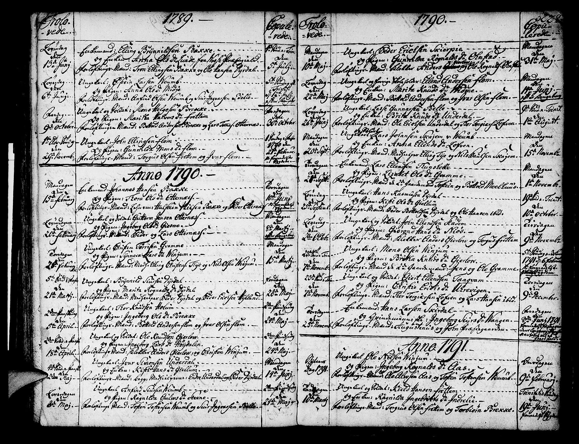 Aurland sokneprestembete, SAB/A-99937/H/Ha/Haa/L0004: Parish register (official) no. A 4, 1756-1801, p. 228