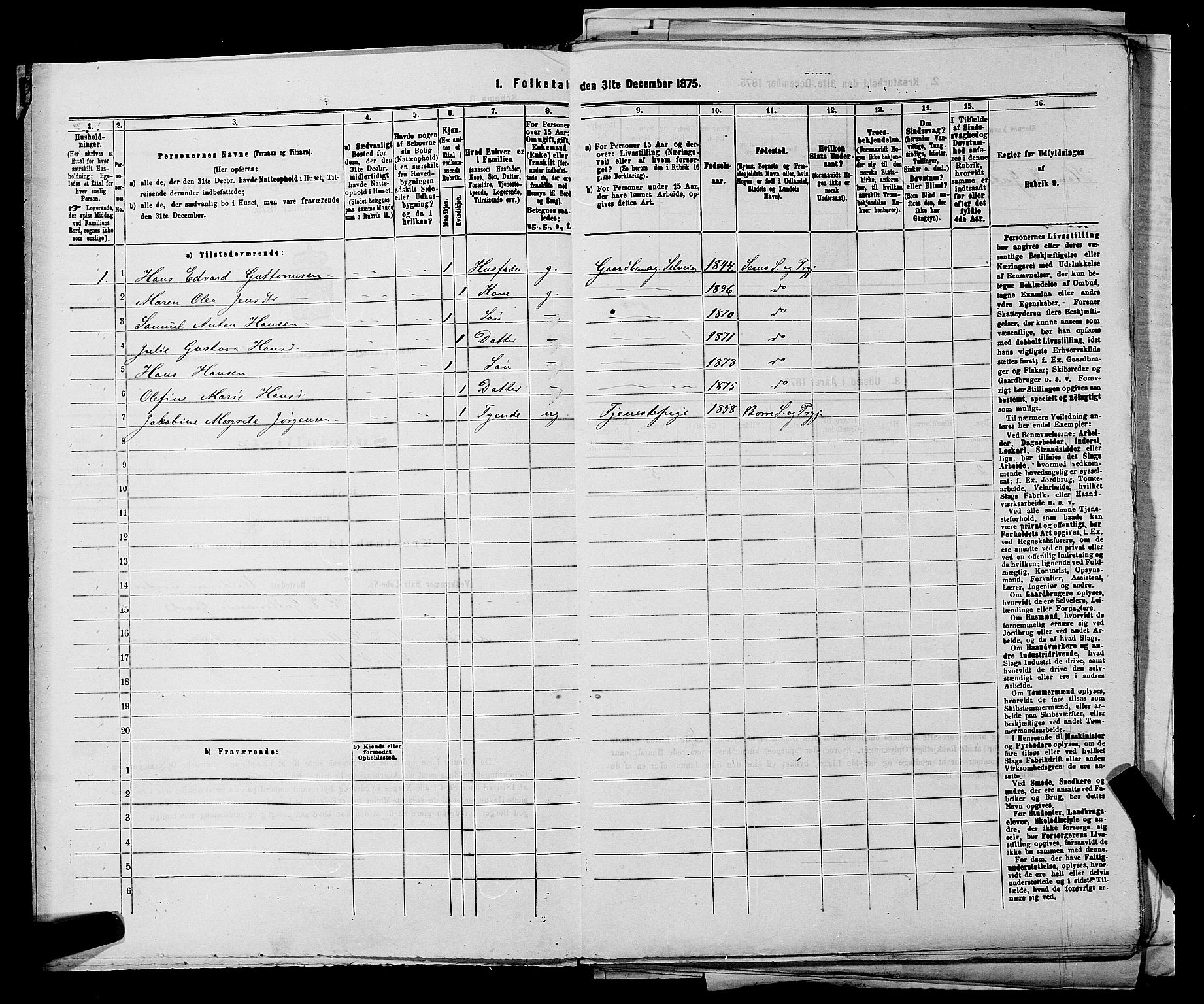 SAKO, 1875 census for 0721P Sem, 1875, p. 81