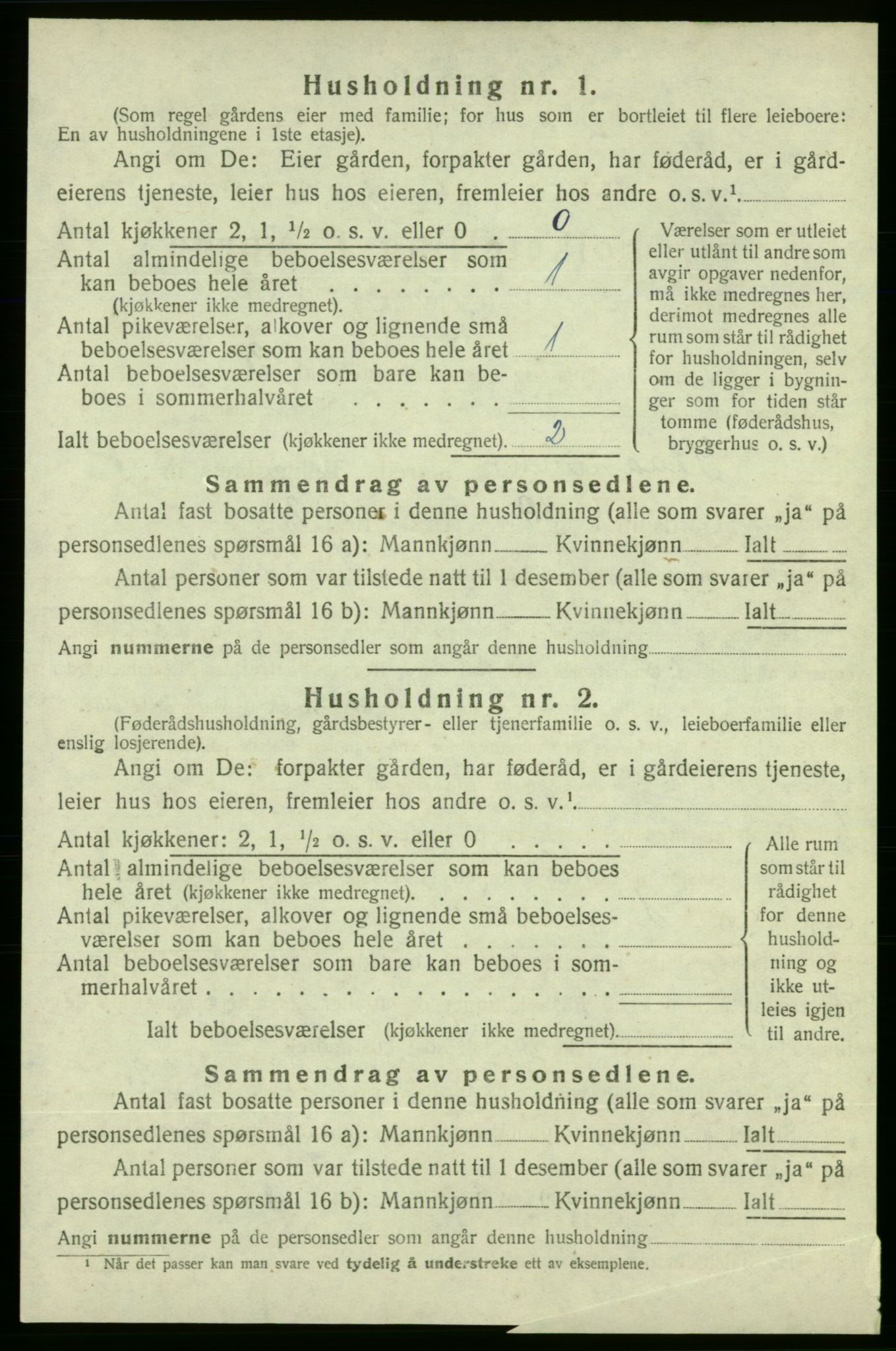 SAB, 1920 census for Skånevik, 1920, p. 823