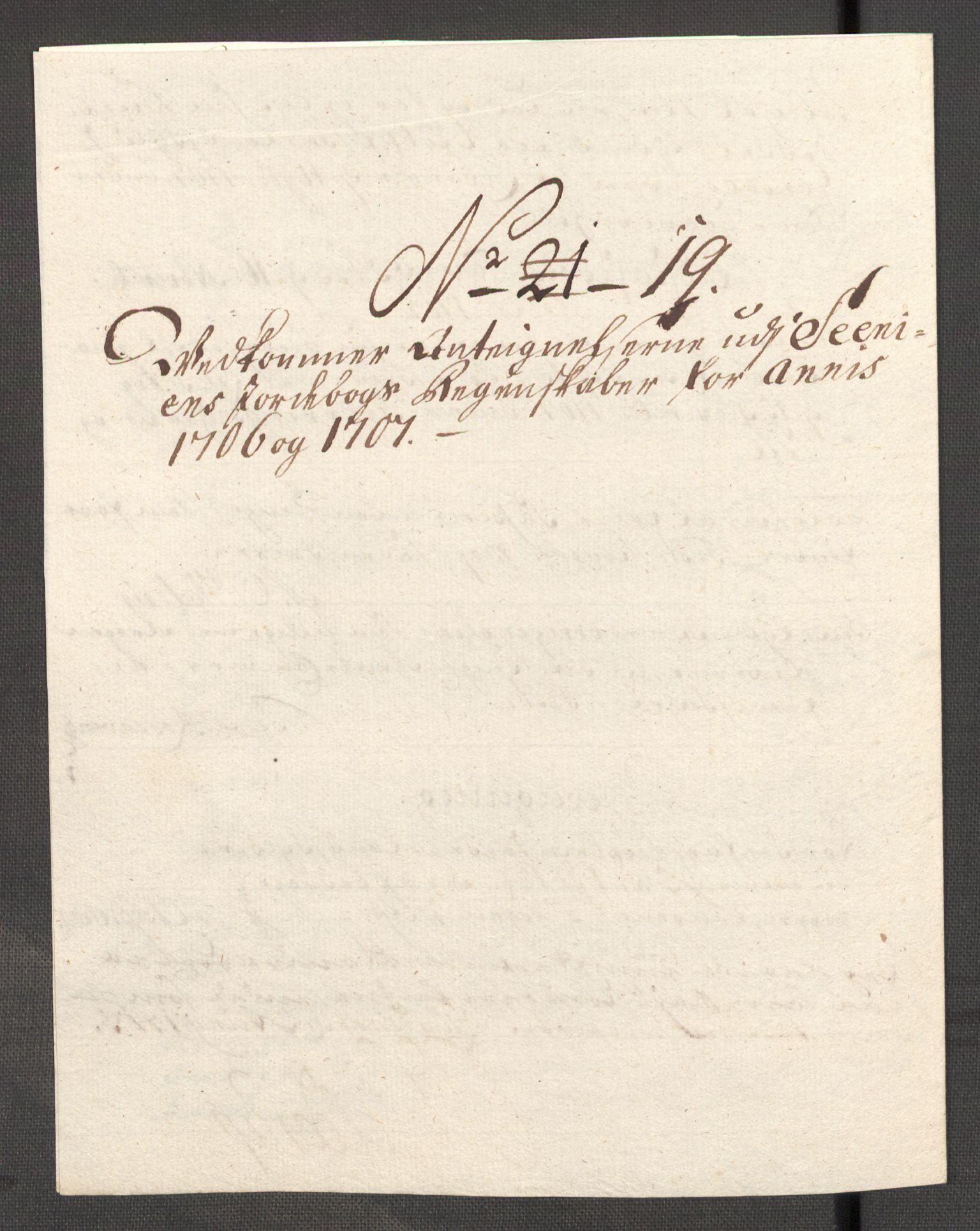 Rentekammeret inntil 1814, Reviderte regnskaper, Fogderegnskap, AV/RA-EA-4092/R68/L4756: Fogderegnskap Senja og Troms, 1705-1707, p. 489