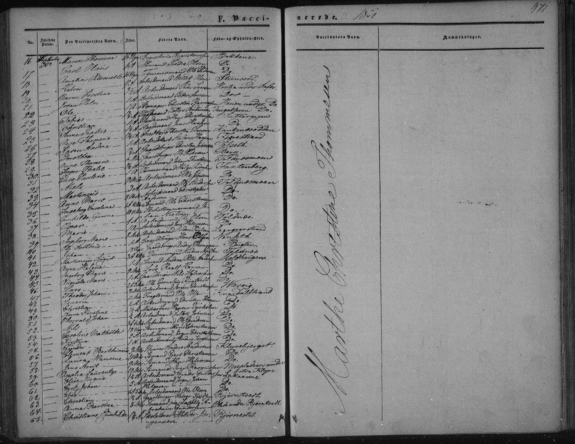 Solum kirkebøker, SAKO/A-306/F/Fa/L0007: Parish register (official) no. I 7, 1856-1864, p. 471