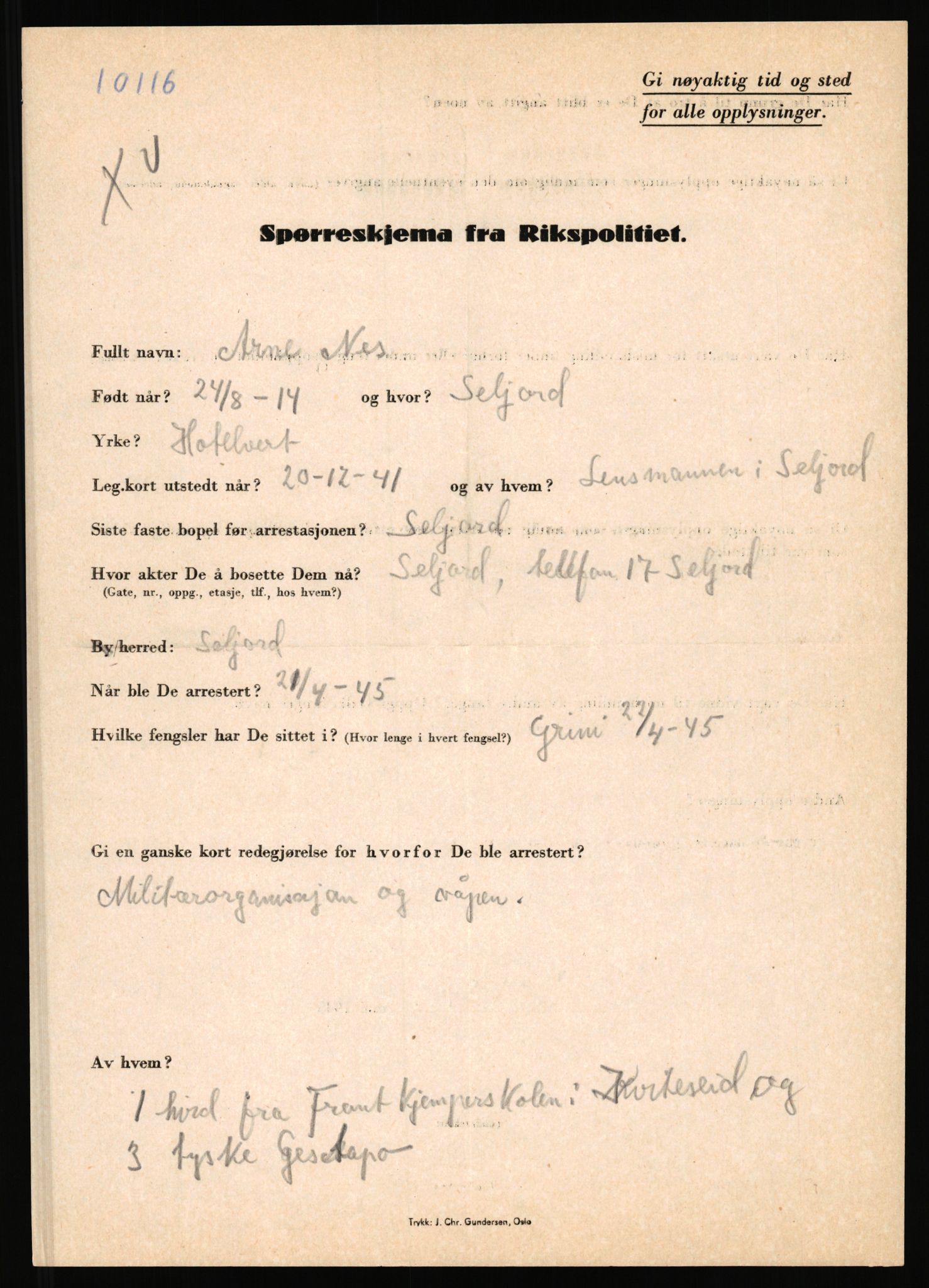 Rikspolitisjefen, AV/RA-S-1560/L/L0012: Mogensen, Øivind - Noraas, Lars, 1940-1945, p. 414