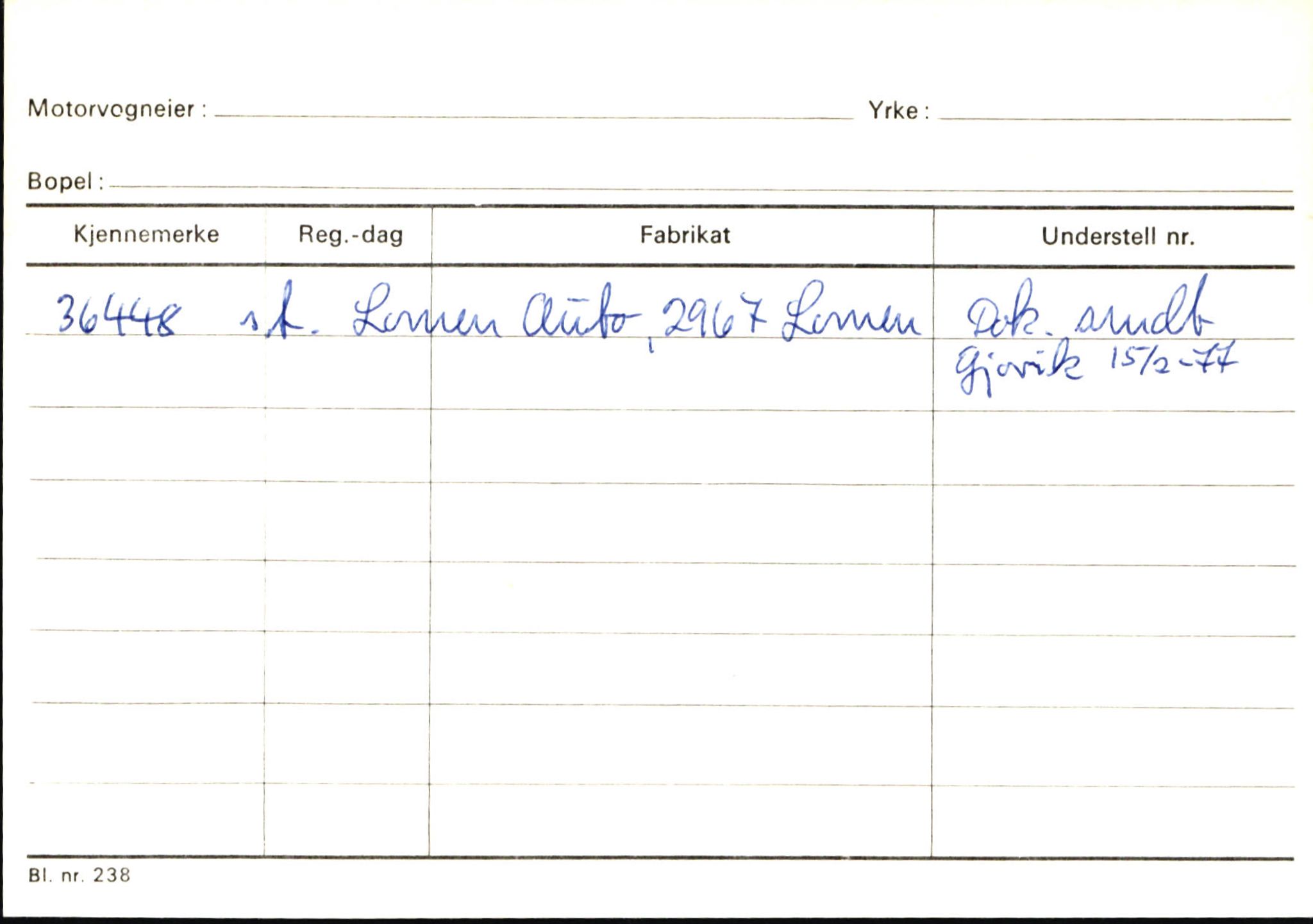 Statens vegvesen, Sogn og Fjordane vegkontor, AV/SAB-A-5301/4/F/L0145: Registerkort Vågsøy S-Å. Årdal I-P, 1945-1975, p. 1041