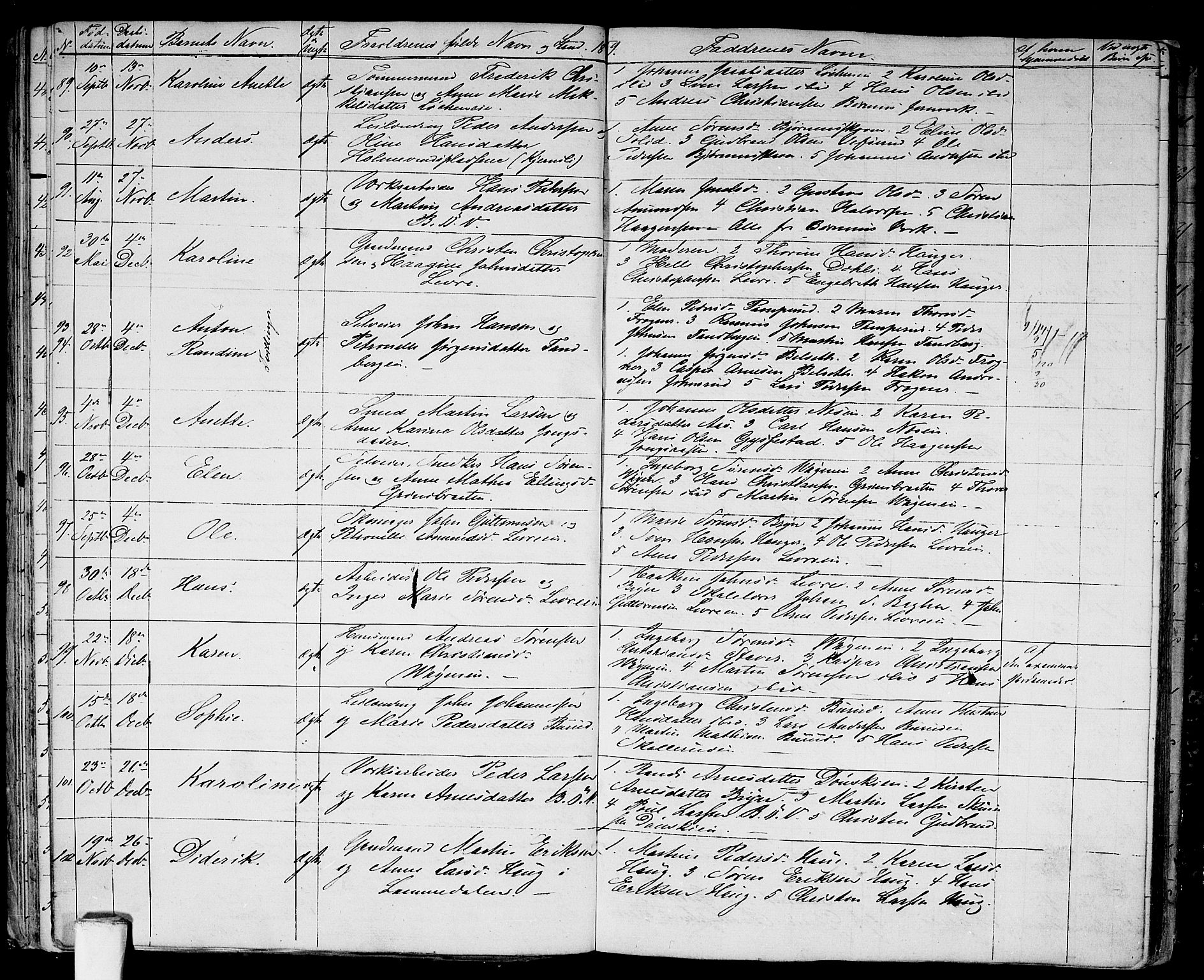 Asker prestekontor Kirkebøker, AV/SAO-A-10256a/G/Gb/L0001: Parish register (copy) no. II 1, 1856-1870