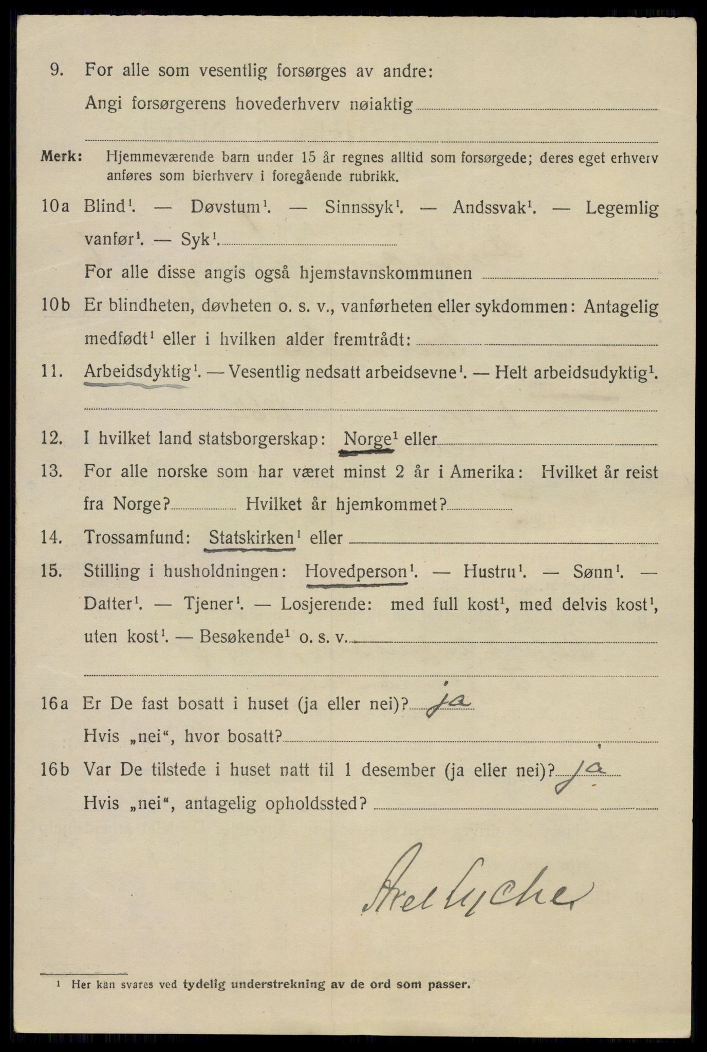 SAO, 1920 census for Drøbak, 1920, p. 5550