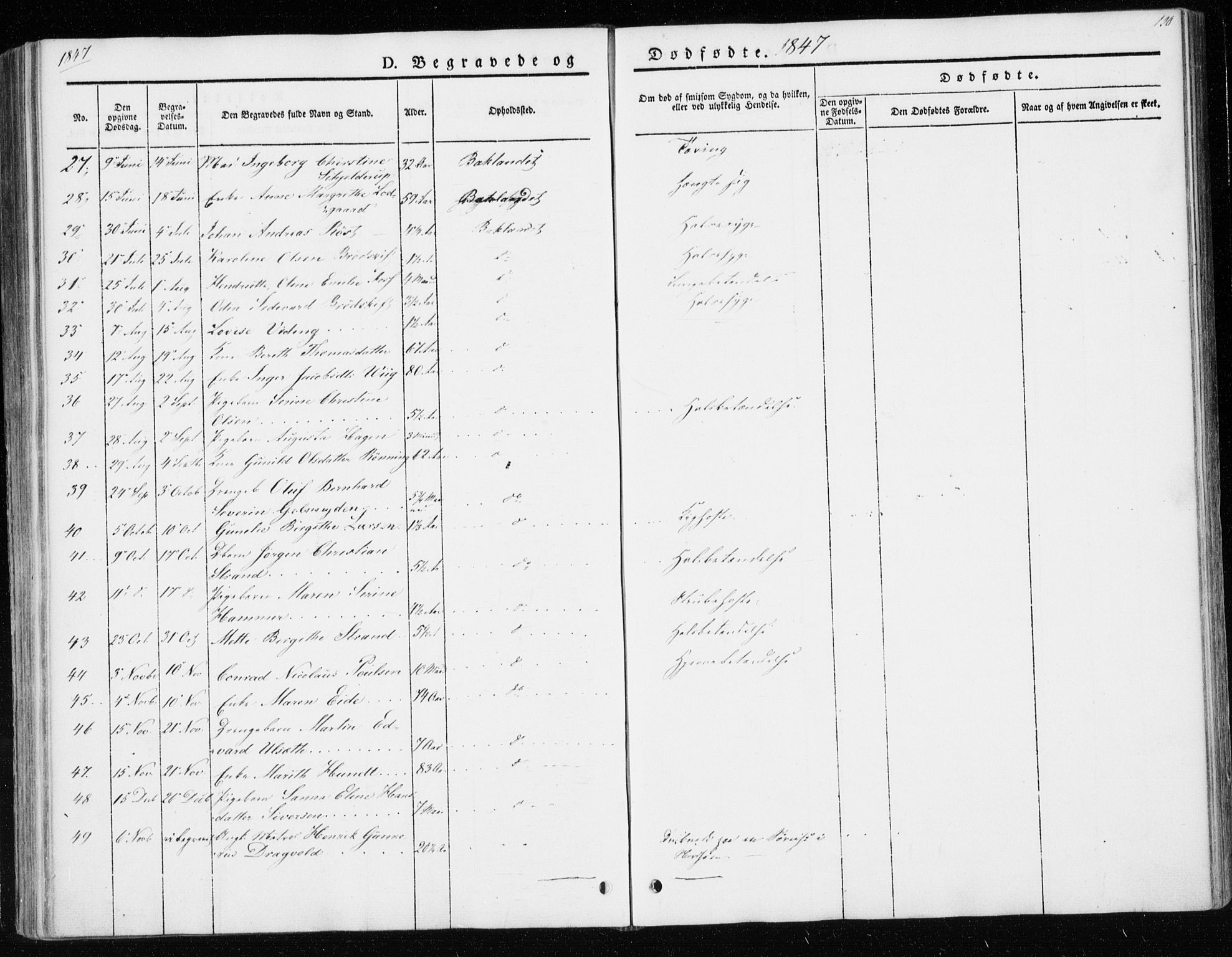 Ministerialprotokoller, klokkerbøker og fødselsregistre - Sør-Trøndelag, SAT/A-1456/604/L0183: Parish register (official) no. 604A04, 1841-1850, p. 130