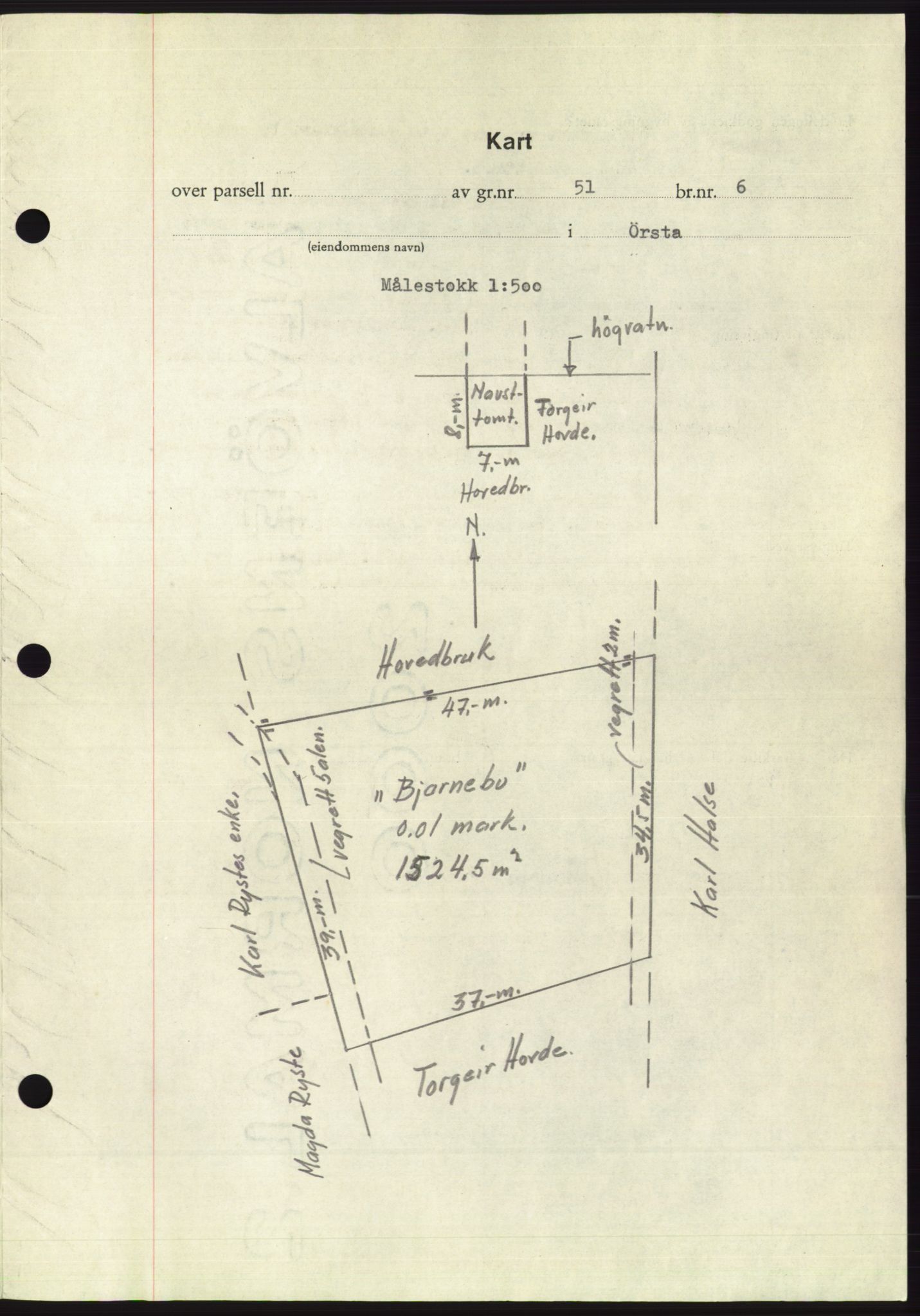 Søre Sunnmøre sorenskriveri, AV/SAT-A-4122/1/2/2C/L0104: Mortgage book no. 30A, 1956-1956, Diary no: : 1853/1956