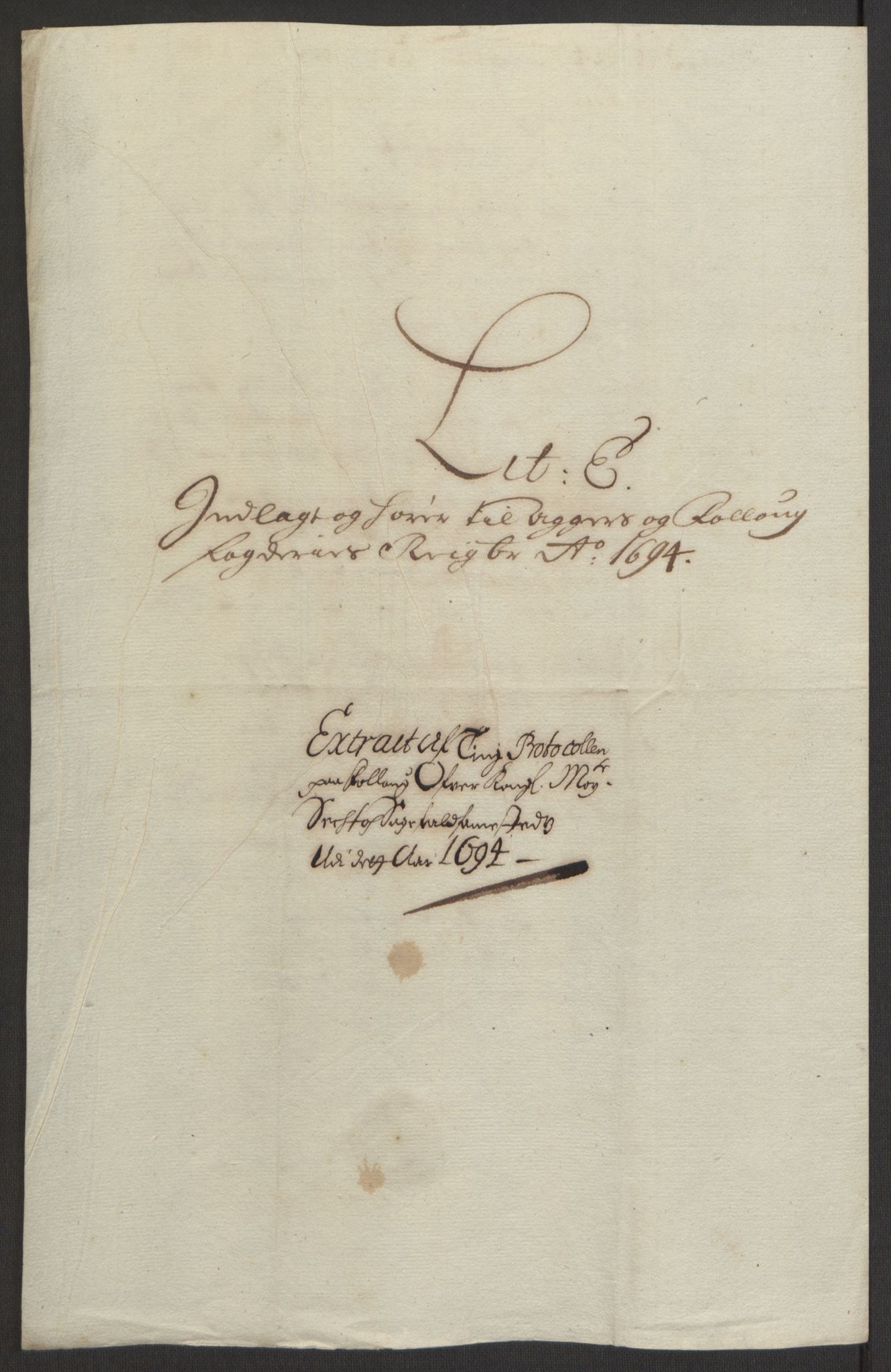 Rentekammeret inntil 1814, Reviderte regnskaper, Fogderegnskap, AV/RA-EA-4092/R10/L0438: Fogderegnskap Aker og Follo, 1694, p. 126