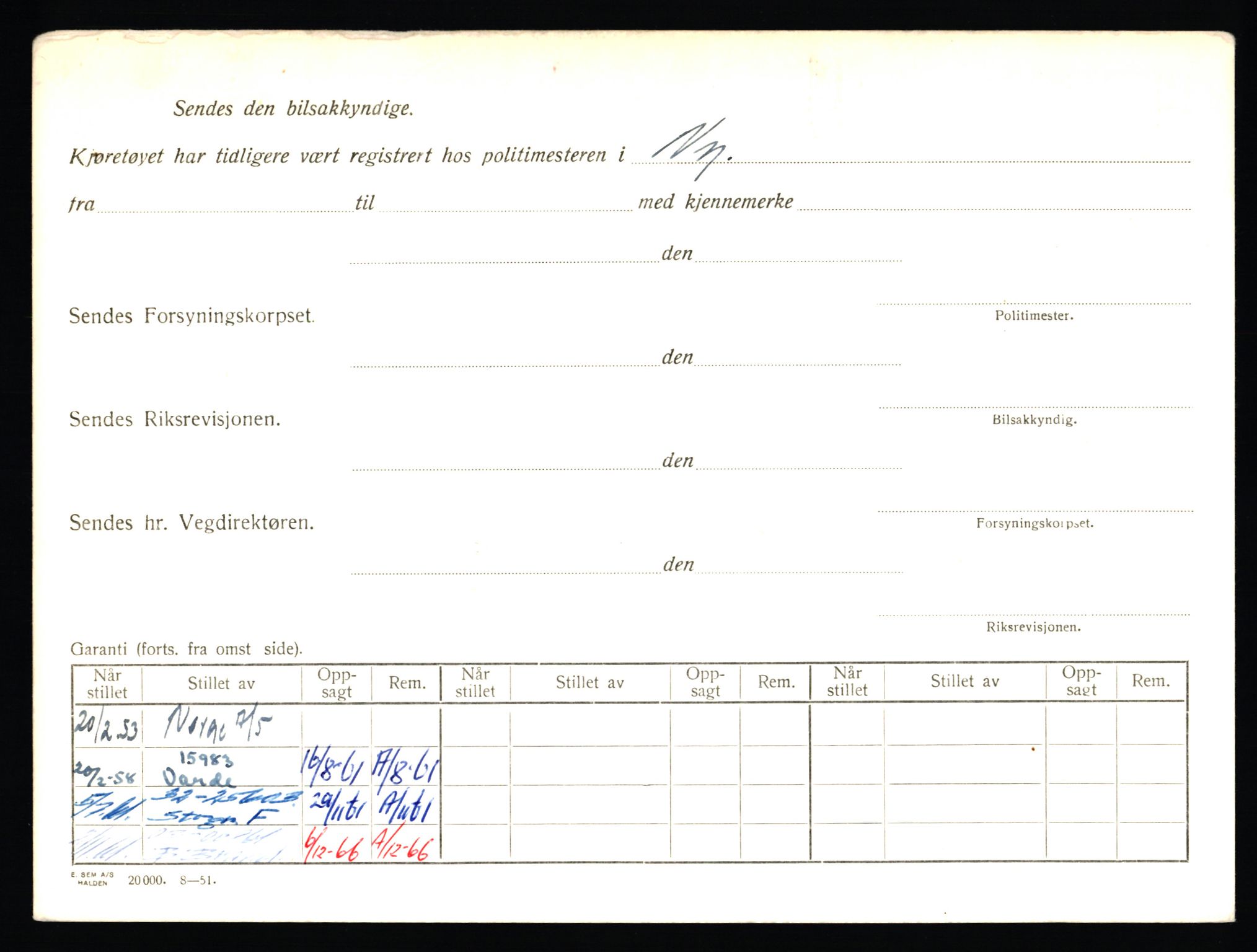 Stavanger trafikkstasjon, SAST/A-101942/0/F/L0038: L-21500 - L-22252, 1930-1971, p. 1960