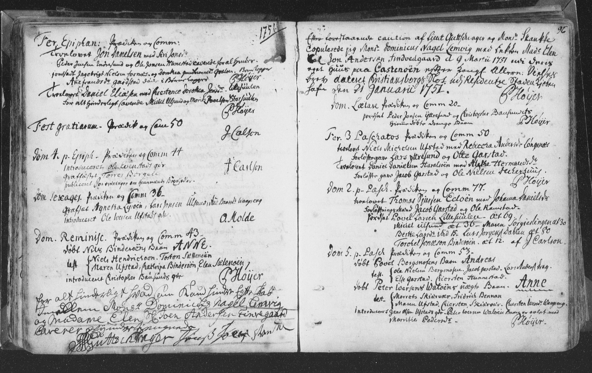 Ministerialprotokoller, klokkerbøker og fødselsregistre - Nord-Trøndelag, SAT/A-1458/786/L0685: Parish register (official) no. 786A01, 1710-1798, p. 96
