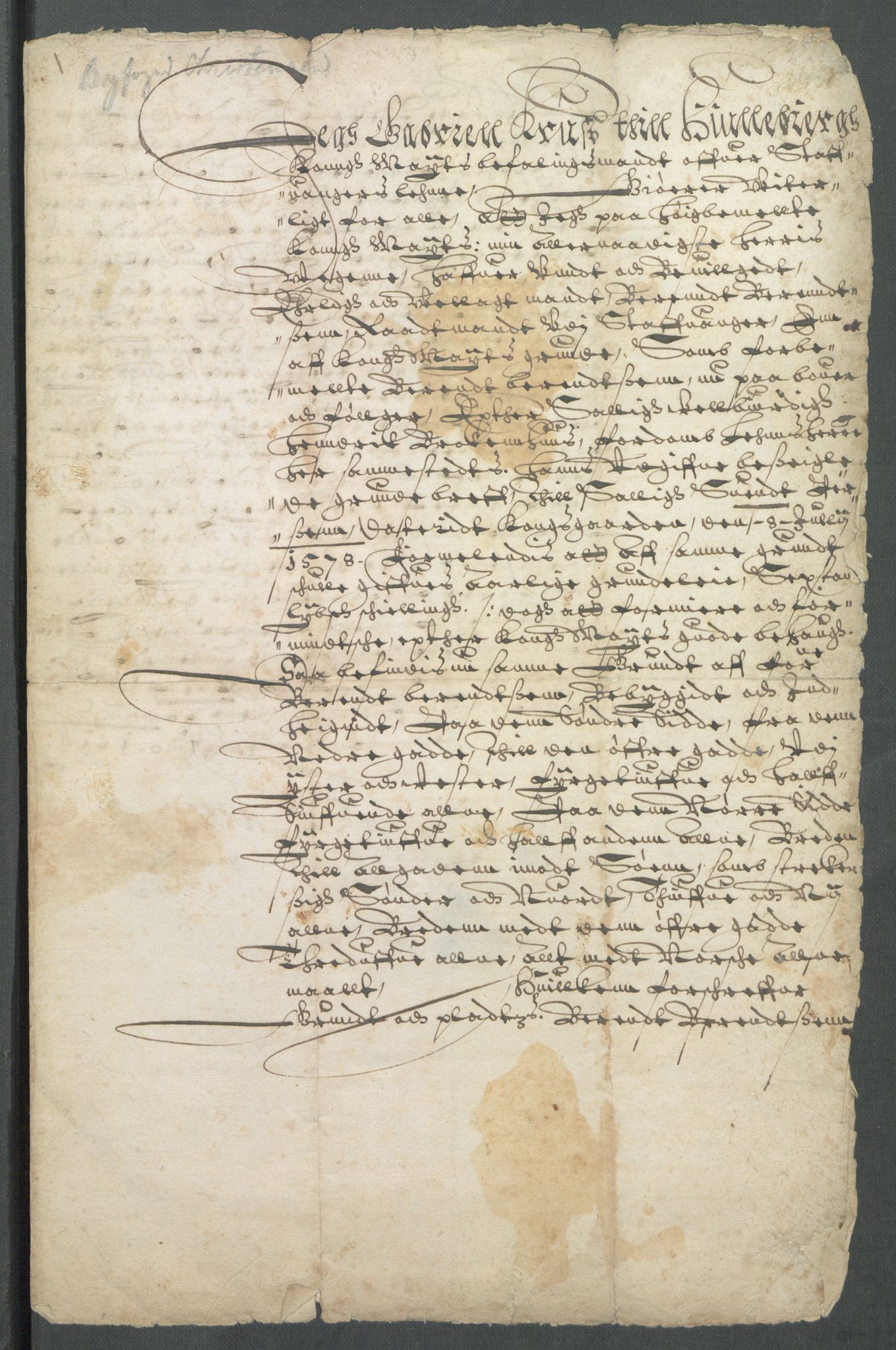 Riksarkivets diplomsamling, RA/EA-5965/F02/L0127: Dokumenter, 1618, p. 71