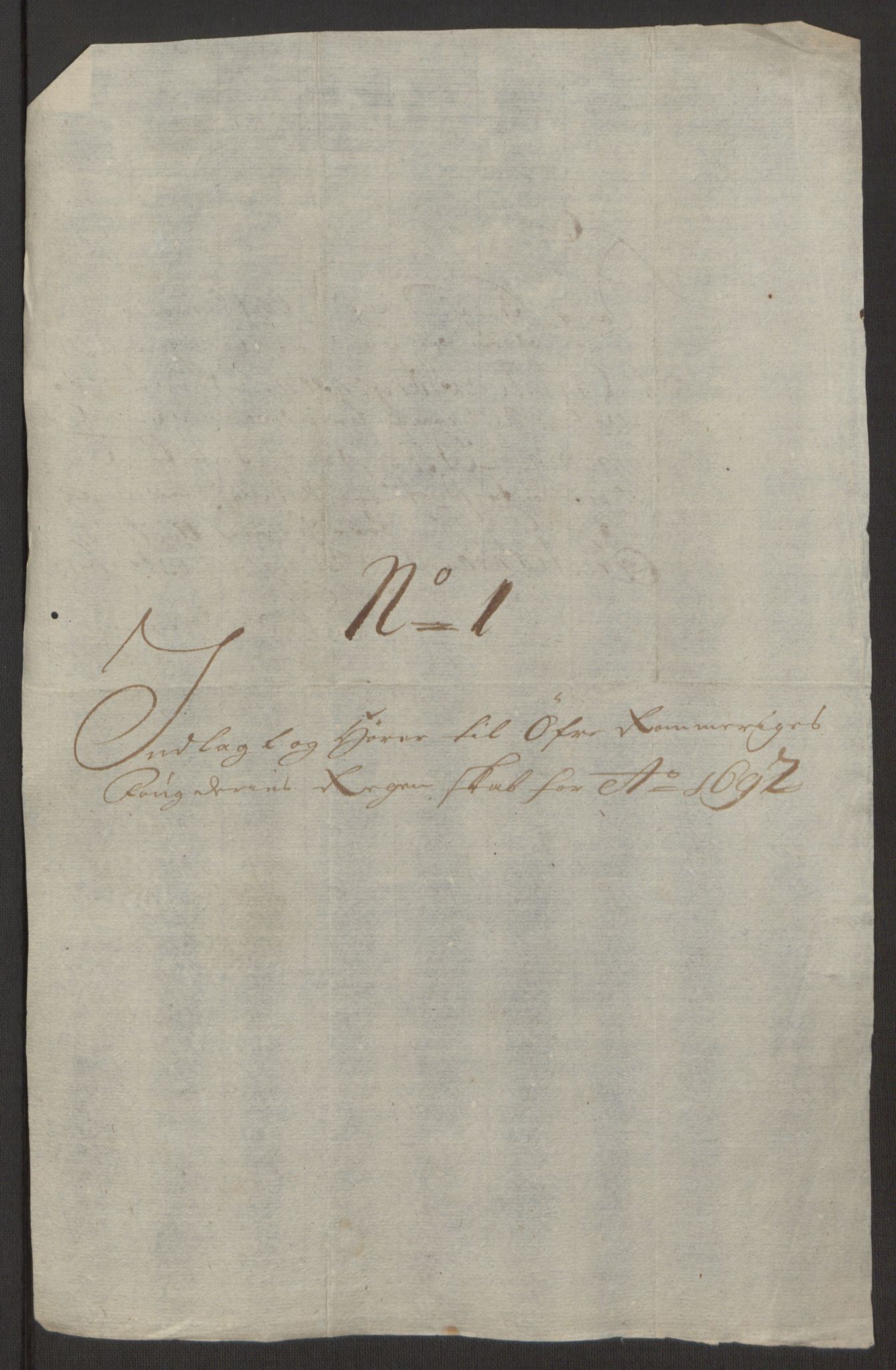 Rentekammeret inntil 1814, Reviderte regnskaper, Fogderegnskap, AV/RA-EA-4092/R12/L0704: Fogderegnskap Øvre Romerike, 1692, p. 282