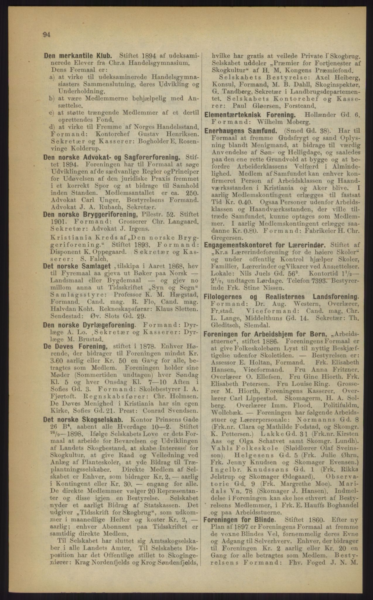 Kristiania/Oslo adressebok, PUBL/-, 1903, p. 94