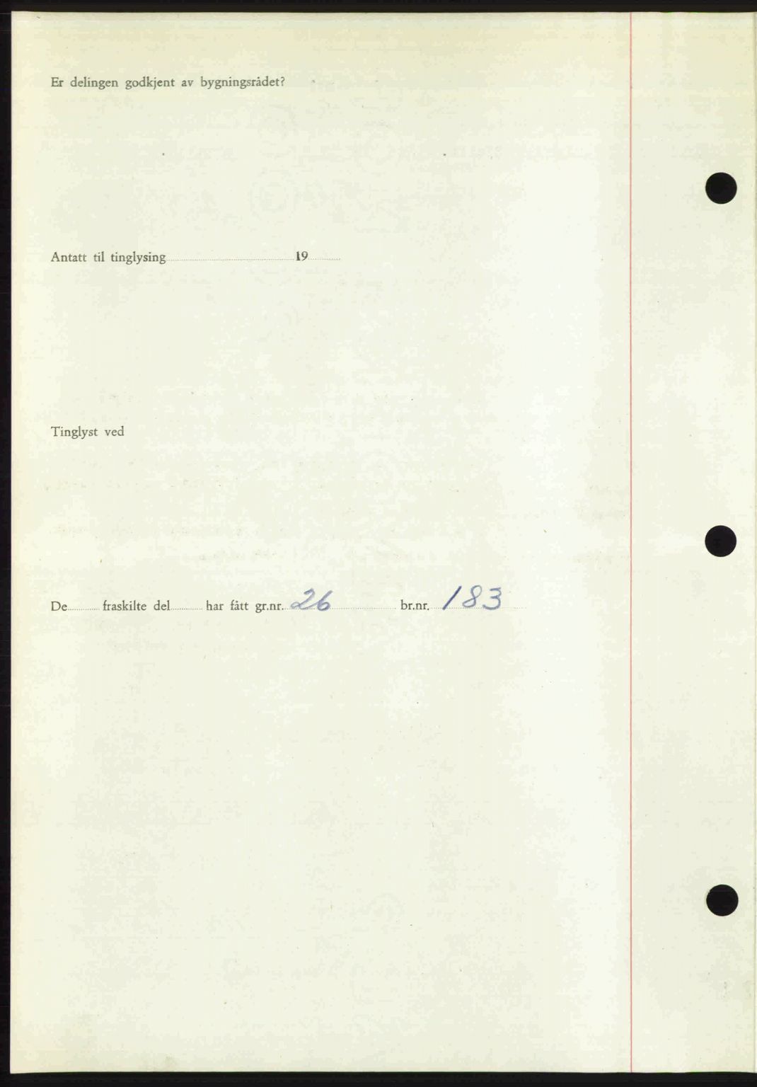 Romsdal sorenskriveri, SAT/A-4149/1/2/2C: Mortgage book no. A24, 1947-1947, Diary no: : 3212/1947