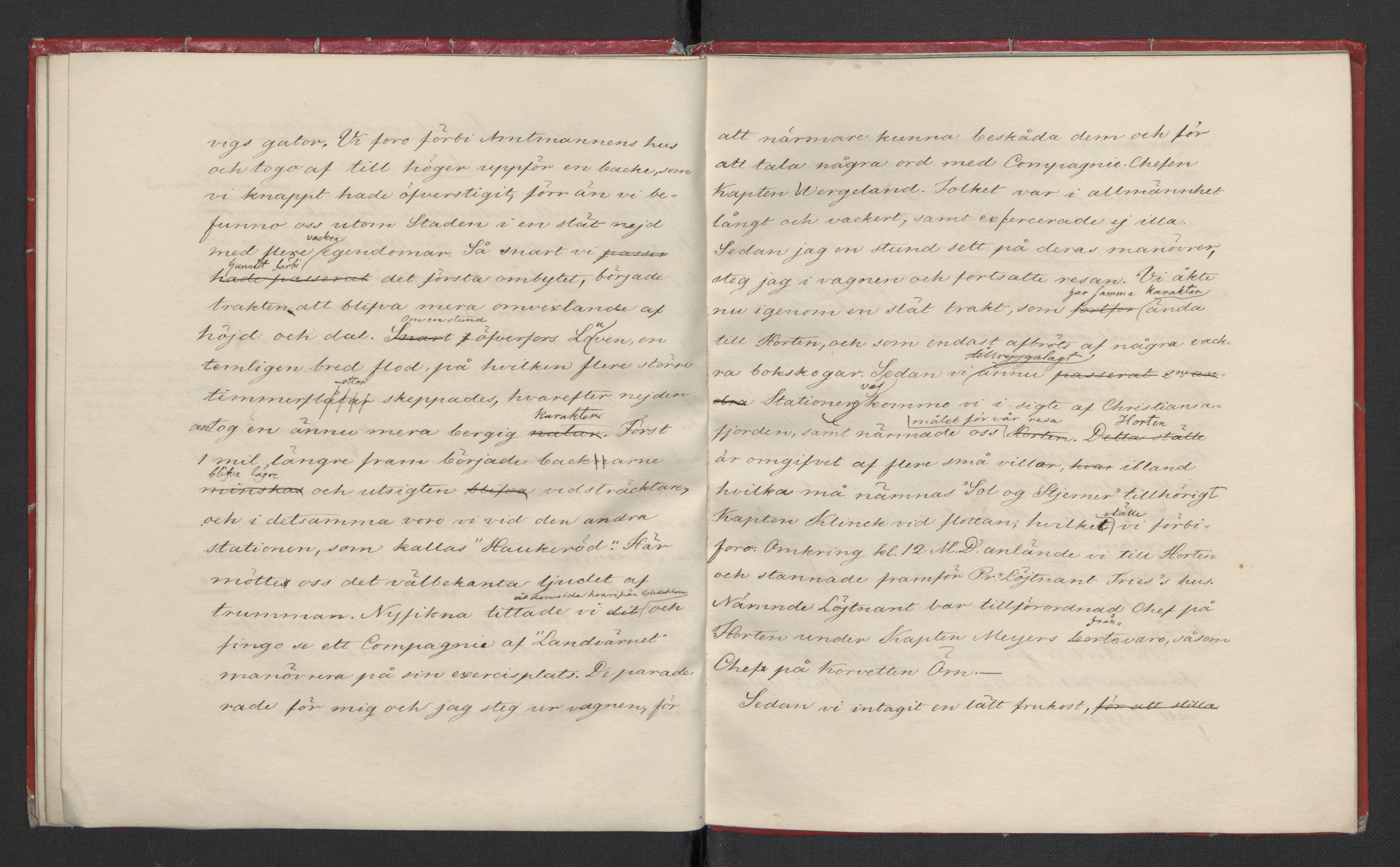 Bernadotte, AV/RA-PA-0318/F/L0001/0001: Privat materiale fra Bernadottefamilien / Reisebeskrivelse, 1843, p. 14