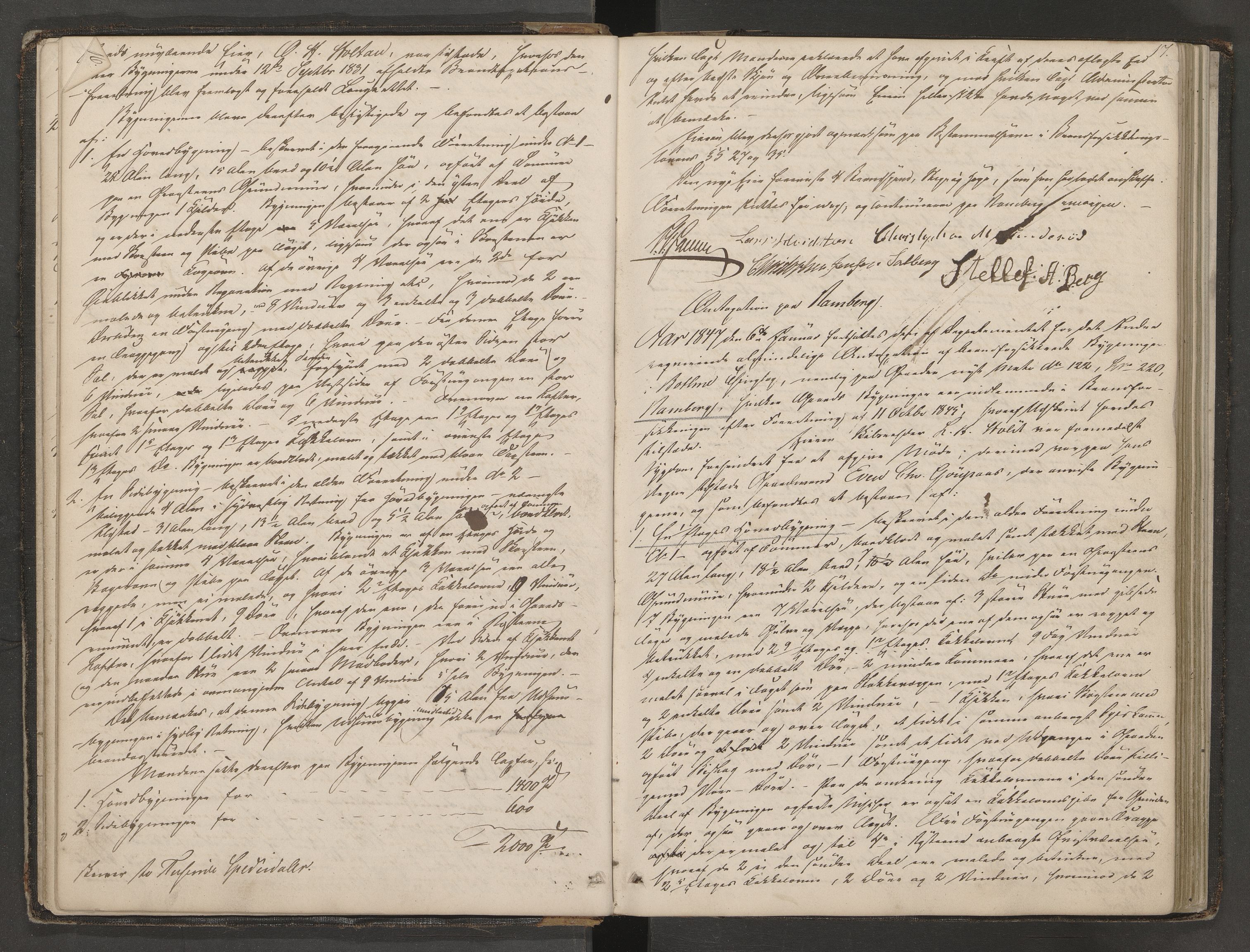 Botne lensmannskontor, AV/SAKO-A-534/Y/Yf/Yfa/L0001: Branntakstprotokoll, 1846-1869