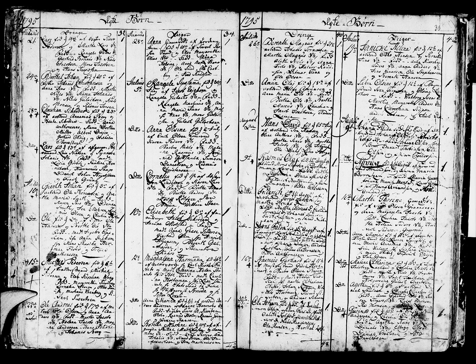 Korskirken sokneprestembete, AV/SAB-A-76101/H/Haa/L0006: Parish register (official) no. A 6, 1790-1820, p. 30