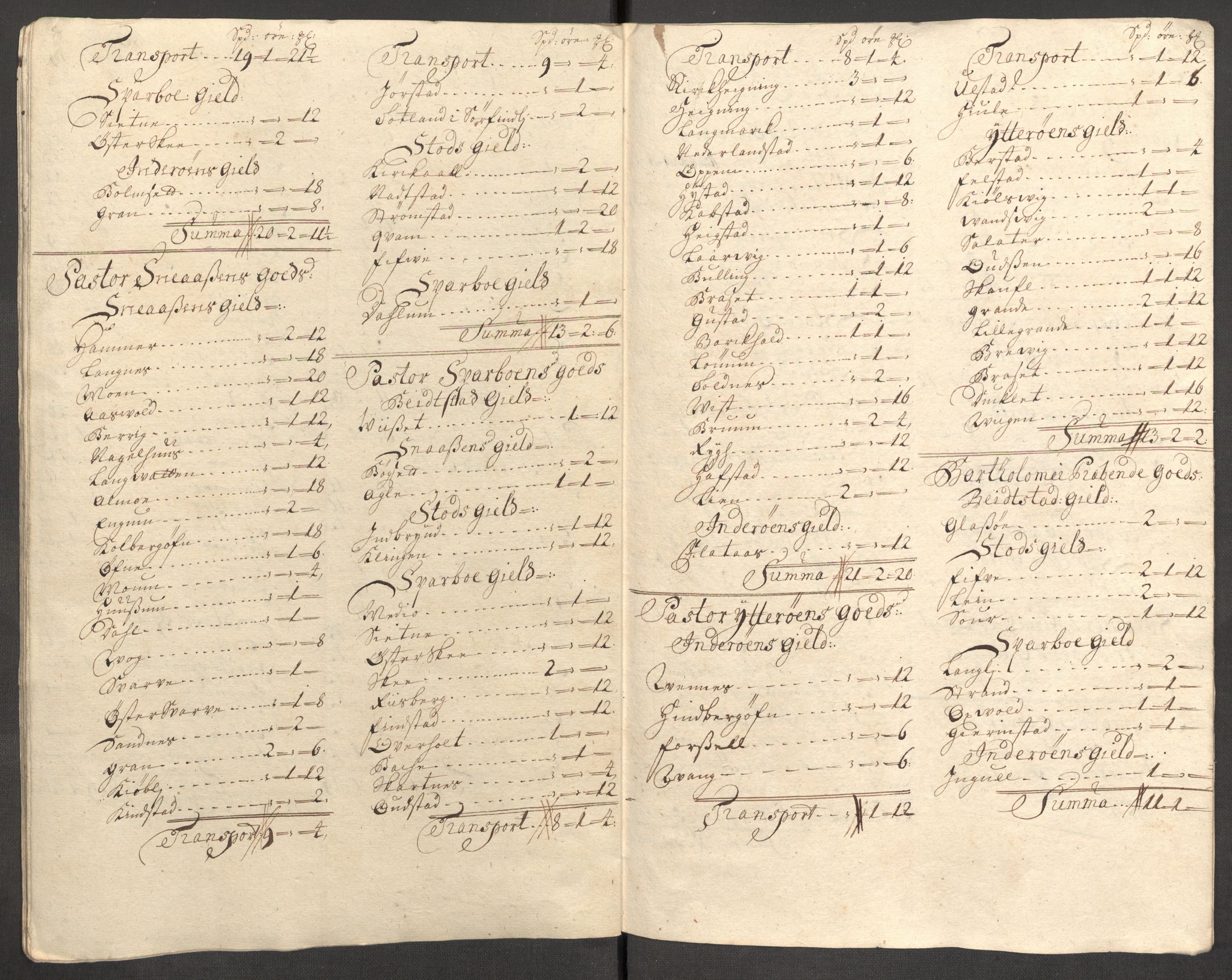 Rentekammeret inntil 1814, Reviderte regnskaper, Fogderegnskap, RA/EA-4092/R63/L4317: Fogderegnskap Inderøy, 1709, p. 215