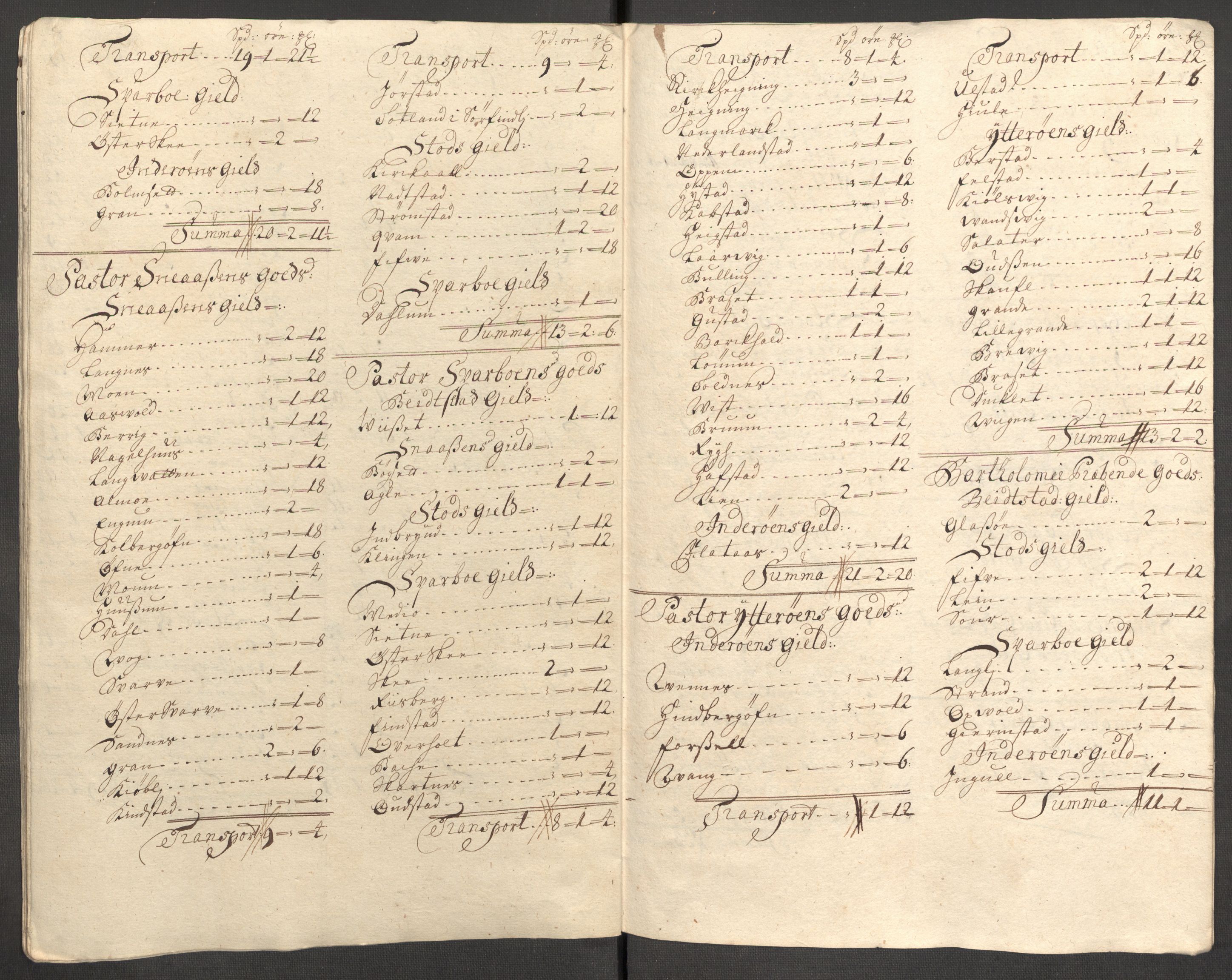 Rentekammeret inntil 1814, Reviderte regnskaper, Fogderegnskap, AV/RA-EA-4092/R63/L4317: Fogderegnskap Inderøy, 1709, p. 215