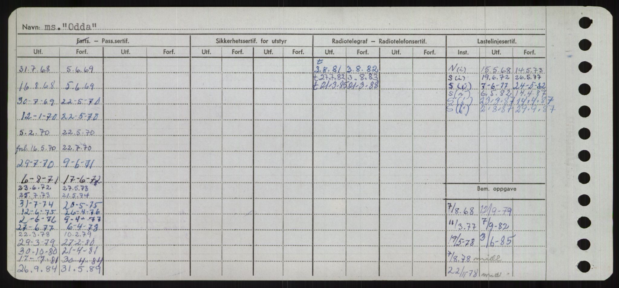 Sjøfartsdirektoratet med forløpere, Skipsmålingen, AV/RA-S-1627/H/Ha/L0004/0001: Fartøy, Mas-R / Fartøy, Mas-Odd, p. 998