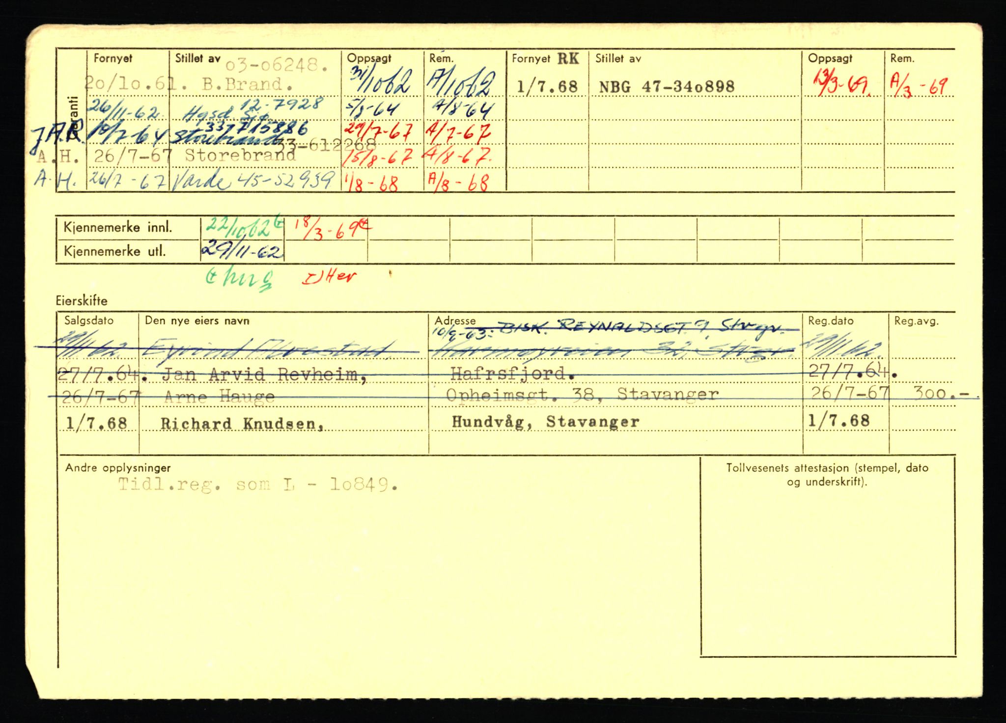 Stavanger trafikkstasjon, AV/SAST-A-101942/0/F/L0071: L-80500 - L-82199, 1930-1971, p. 1332