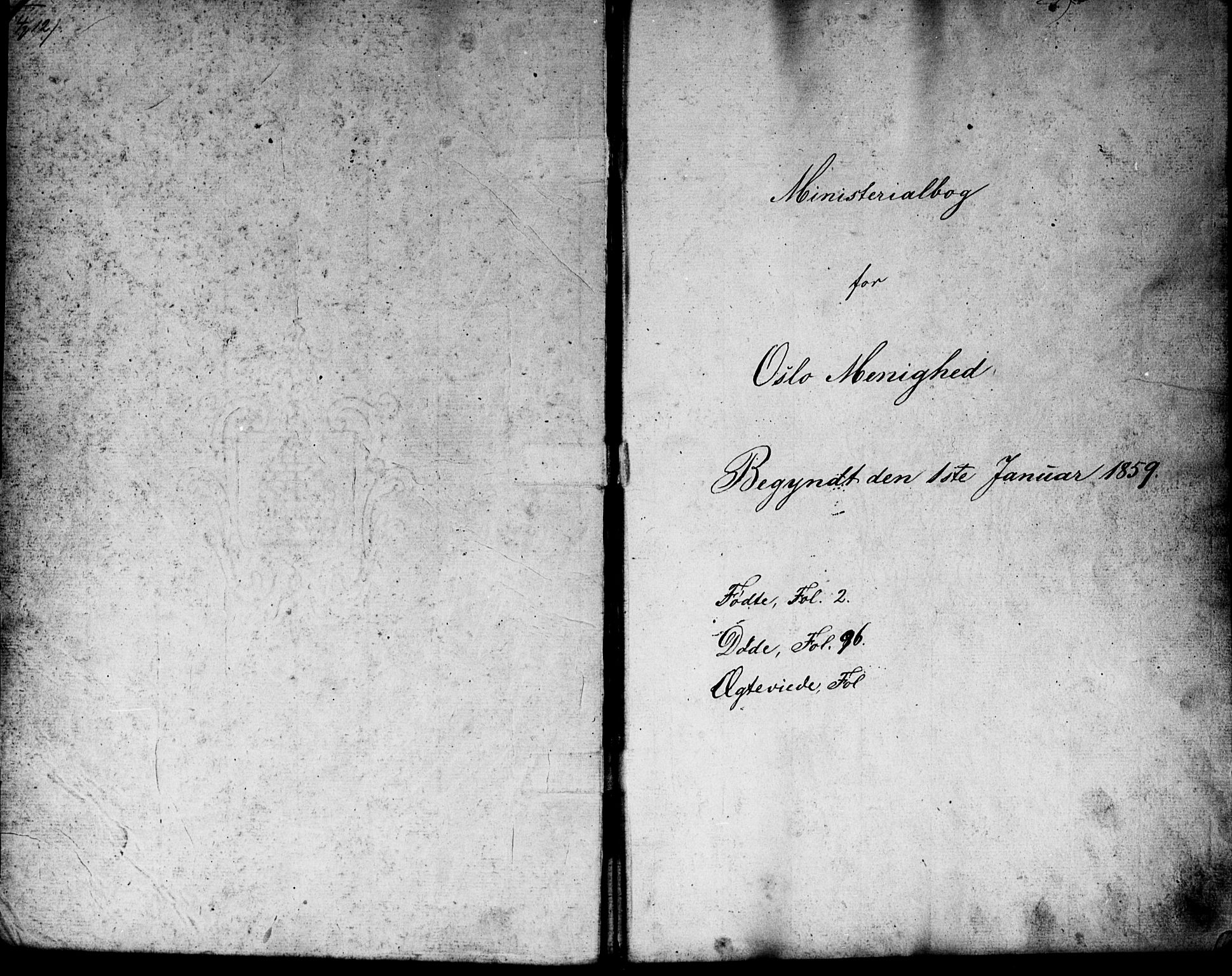 Grønland prestekontor Kirkebøker, AV/SAO-A-10848/G/Ga/L0001: Parish register (copy) no. 1, 1859-1861