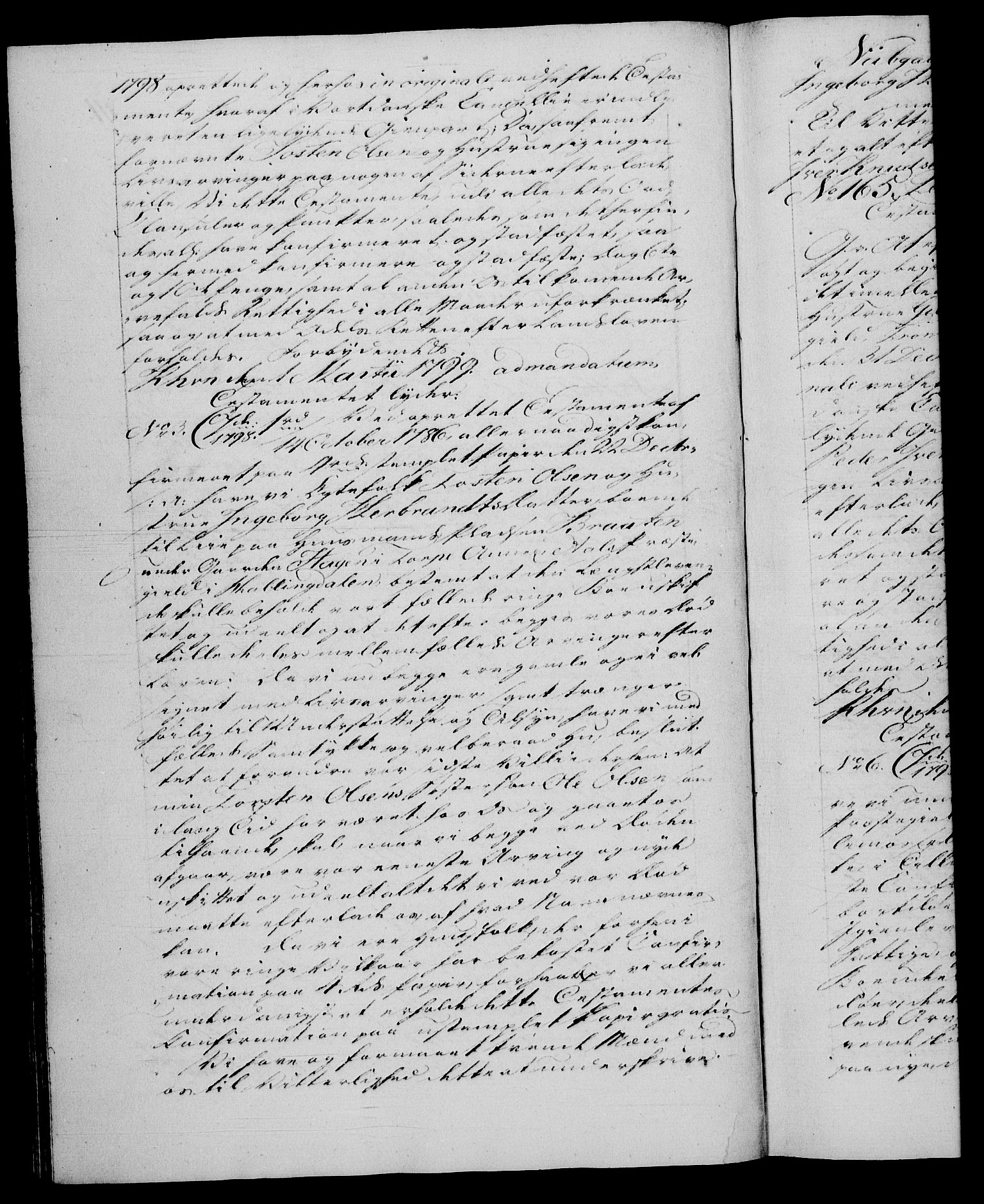 Danske Kanselli 1572-1799, AV/RA-EA-3023/F/Fc/Fca/Fcaa/L0059: Norske registre, 1799, p. 111b