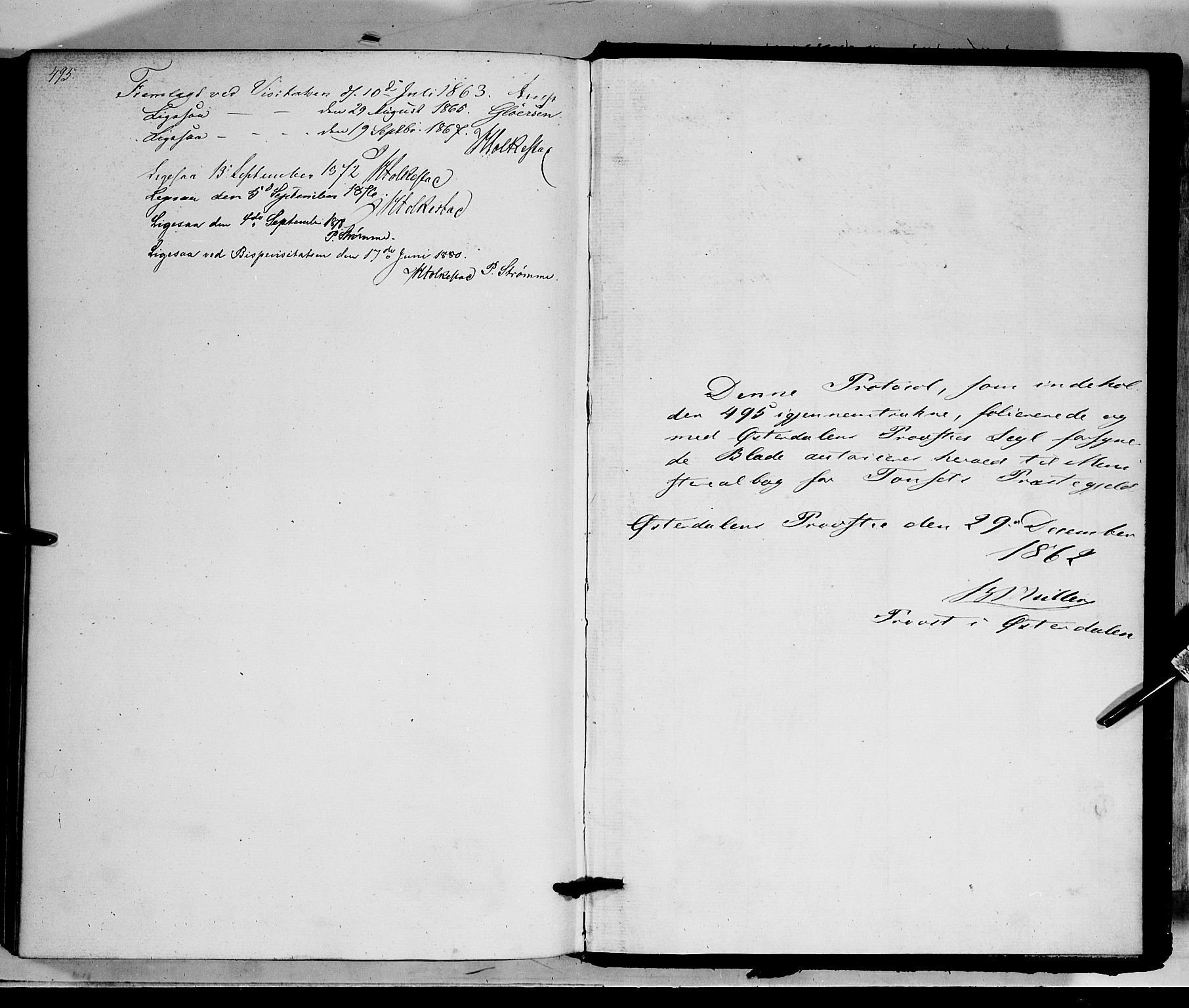 Tynset prestekontor, SAH/PREST-058/H/Ha/Haa/L0021: Parish register (official) no. 21, 1863-1879