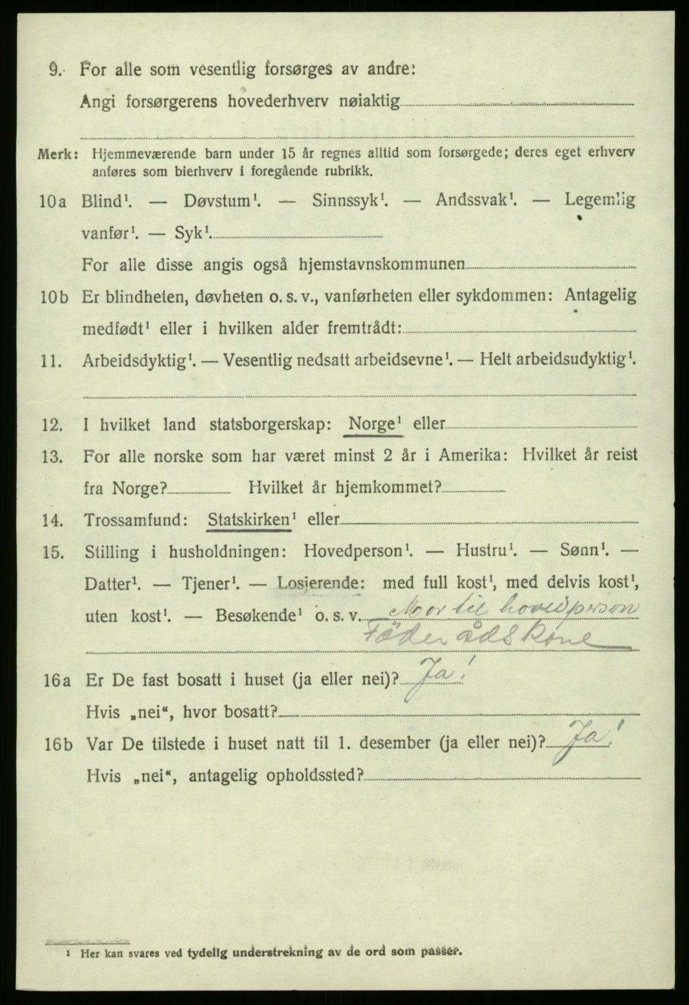 SAB, 1920 census for Fjaler, 1920, p. 3792