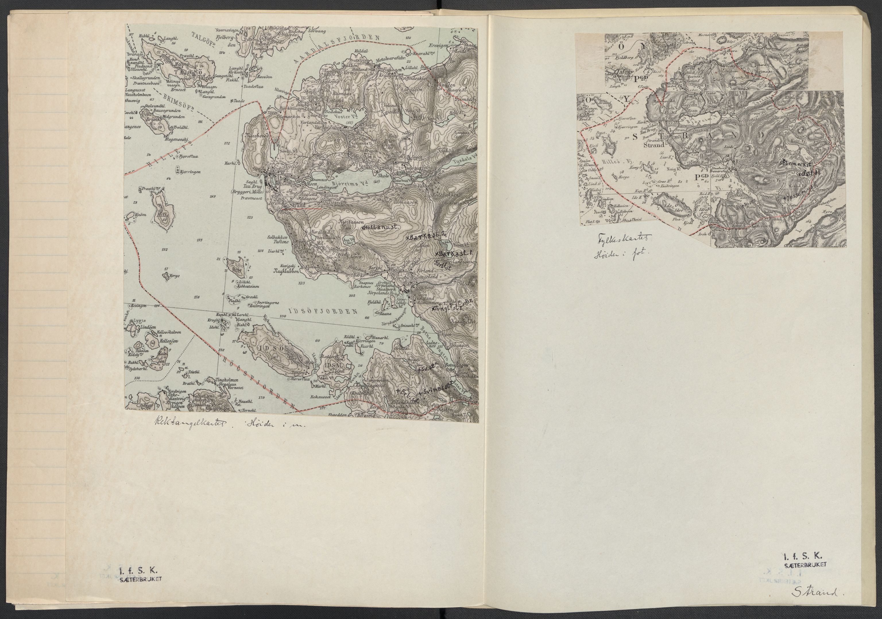 Instituttet for sammenlignende kulturforskning, AV/RA-PA-0424/F/Fc/L0009/0002: Eske B9: / Rogaland (perm XXIII), 1932-1938