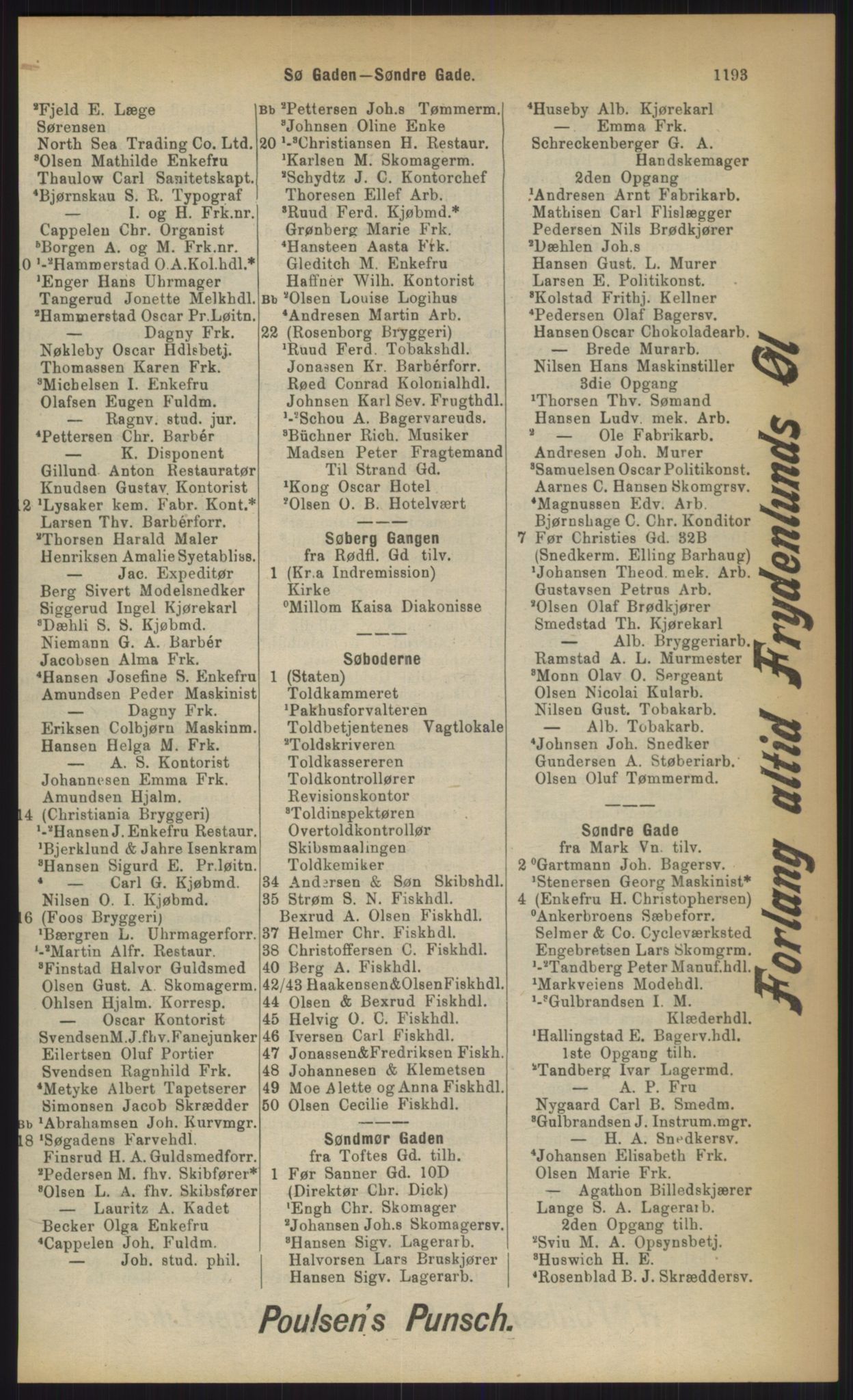 Kristiania/Oslo adressebok, PUBL/-, 1903, p. 1193